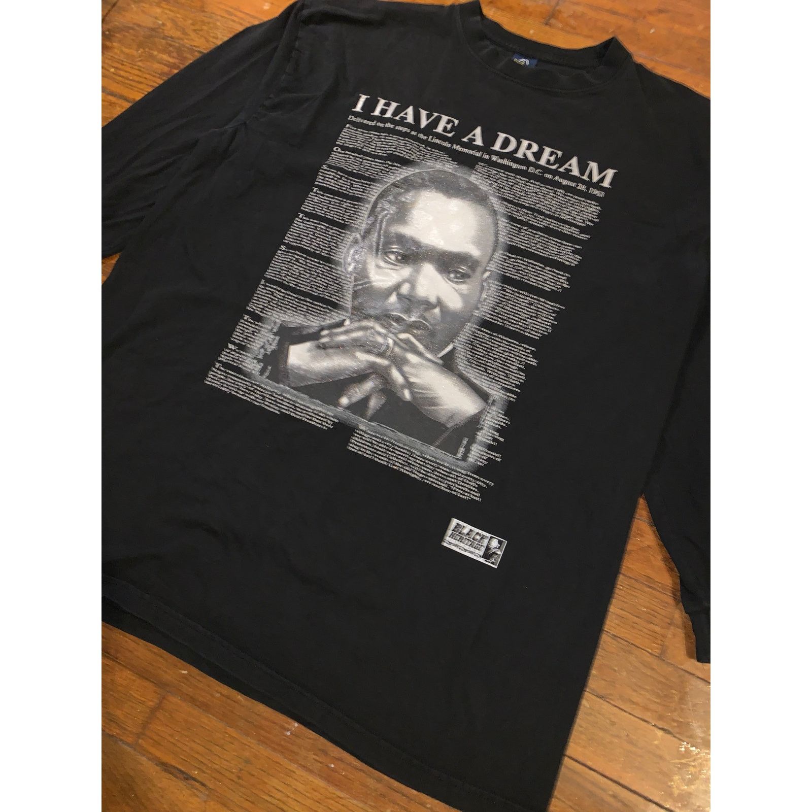 Vintage MLK Jr I Have a Dream Graphic T-Shirt Mens 2XL Tall Y2K Size US XXL / EU 58 / 5 - 3 Thumbnail