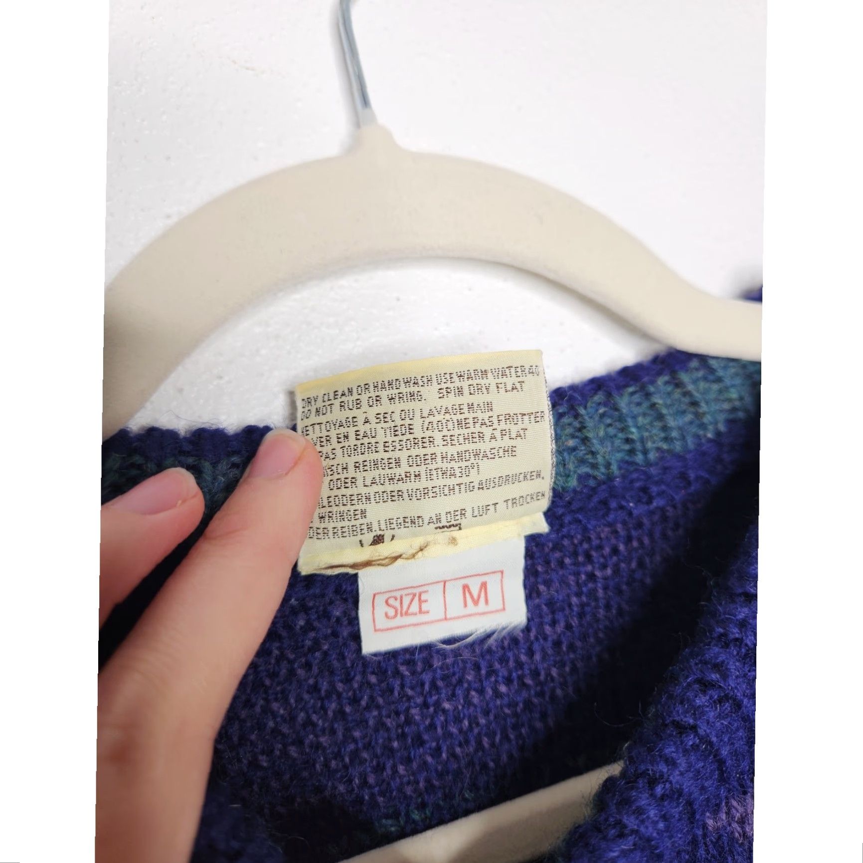 Vintage VINTAGE Carraig Donn Wool Sweater Crewneck Unisex Adults M Multi 90s Cottage Art Grandpa Ireland Size US M / EU 48-50 / 2 - 5 Thumbnail
