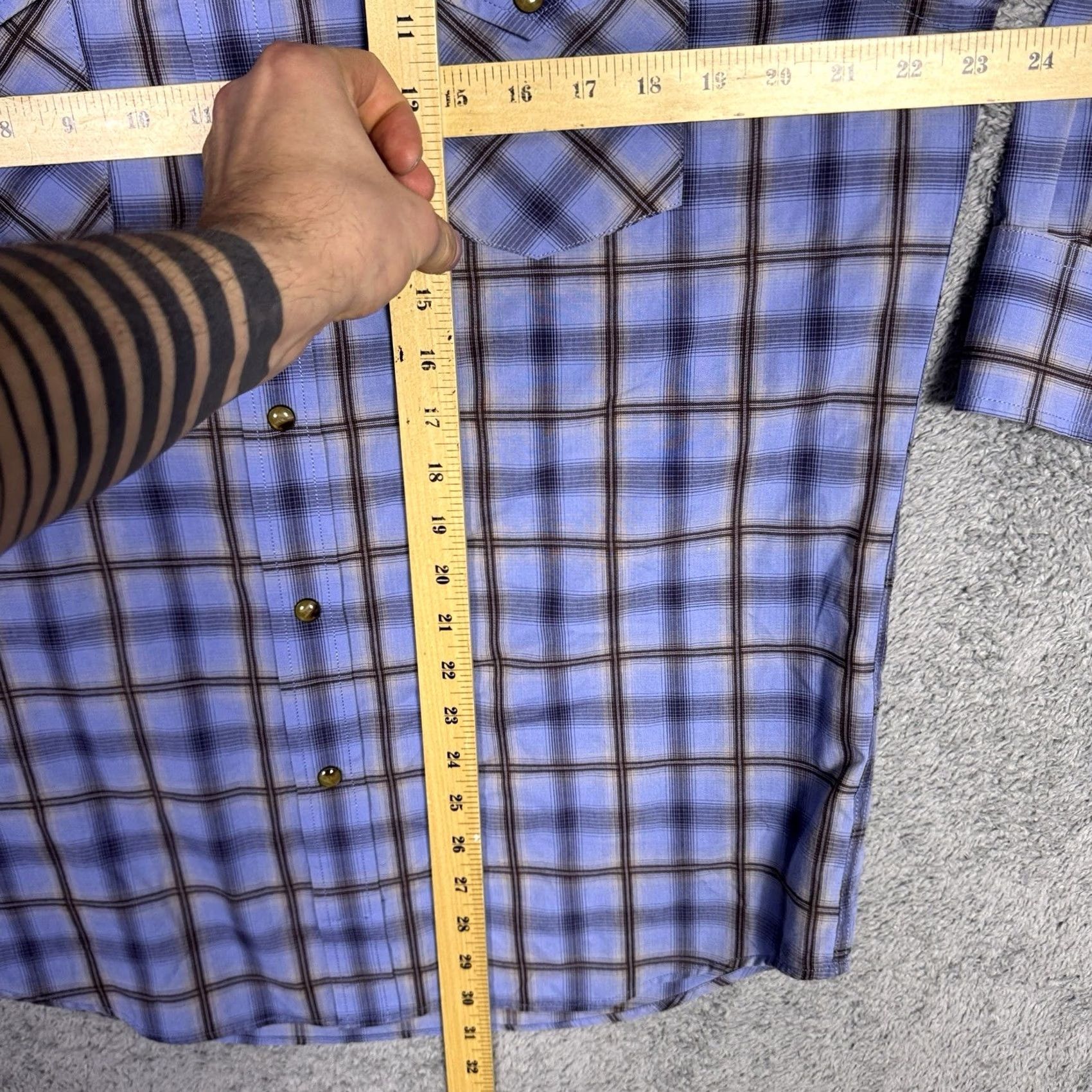 Pendleton Pendleton Shirt Men M Frontier Pearl Snap Plaid Western Cowboy Cotton L/S Size US M / EU 48-50 / 2 - 6 Thumbnail