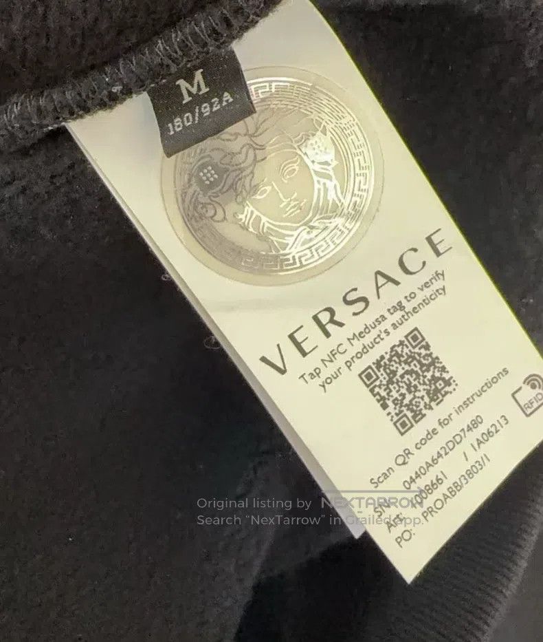 Versace Versace Black hooded sweatshirt Size US M / EU 48-50 / 2 - 4 Thumbnail