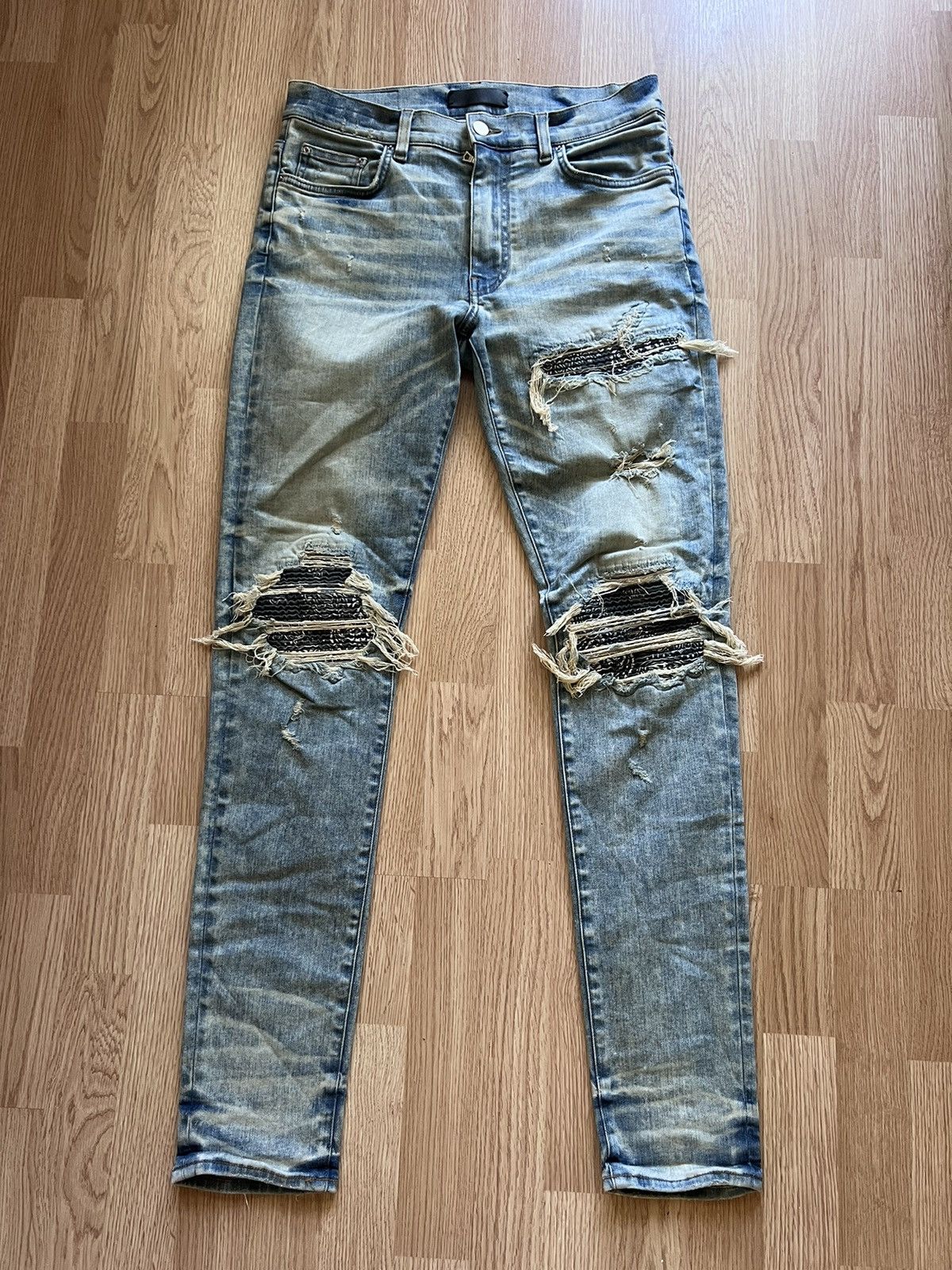 Mx1 Bandana Cotton Blend Jeans Dirty Indigo | The Webster