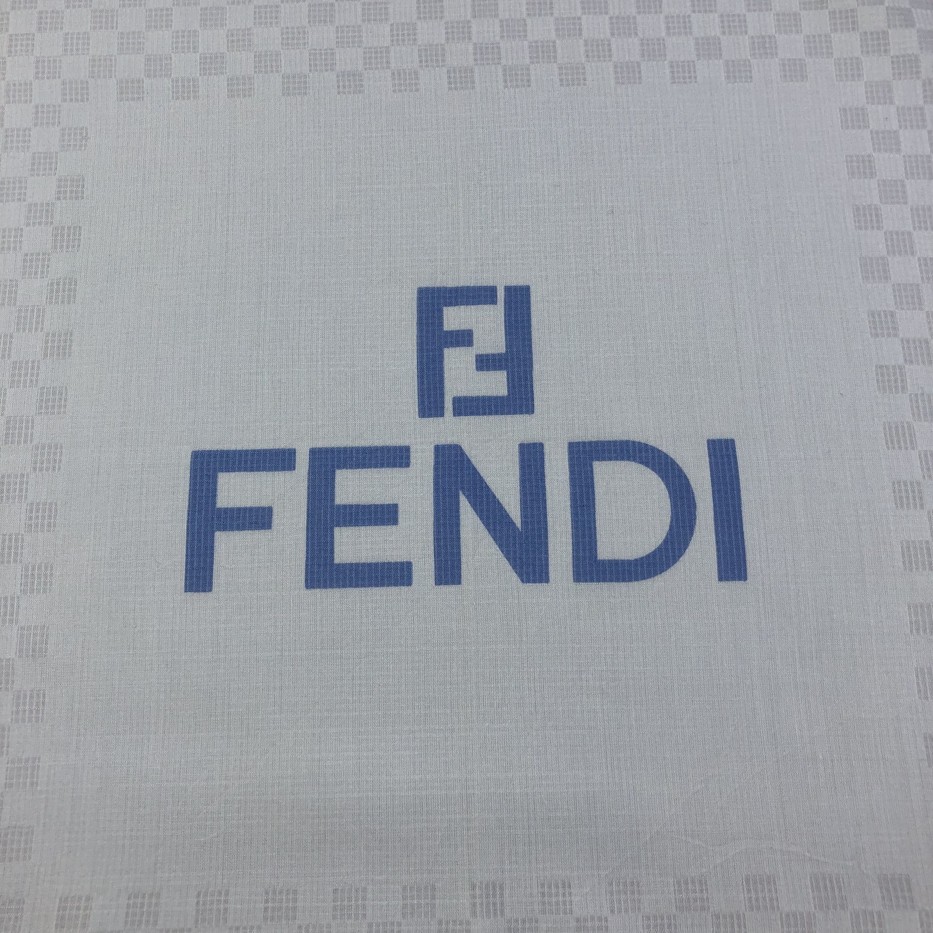 Vintage Fendi Big Logo Handkerchief Neckerchief Bandana H1730 Size ONE SIZE - 4 Thumbnail