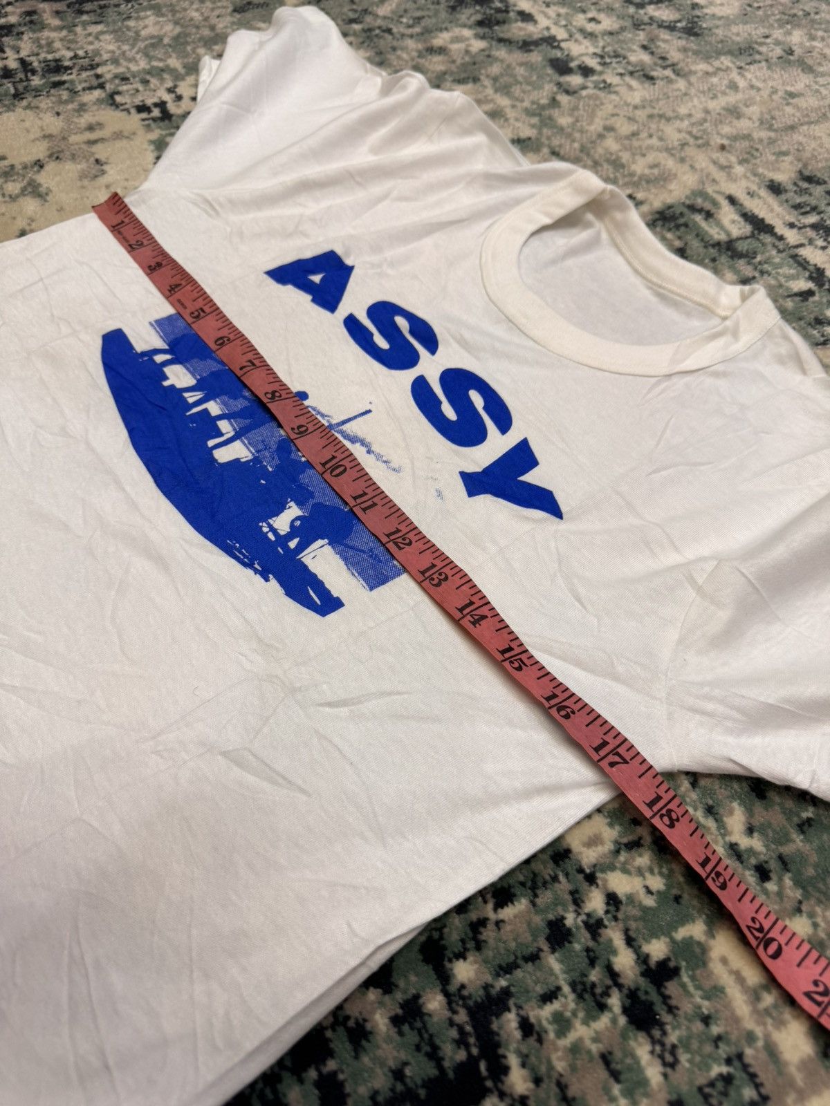 Band Tees VINTAGE 1980s ASSY JAPANESE RETRO BAND Size US S / EU 44-46 / 1 - 4 Thumbnail