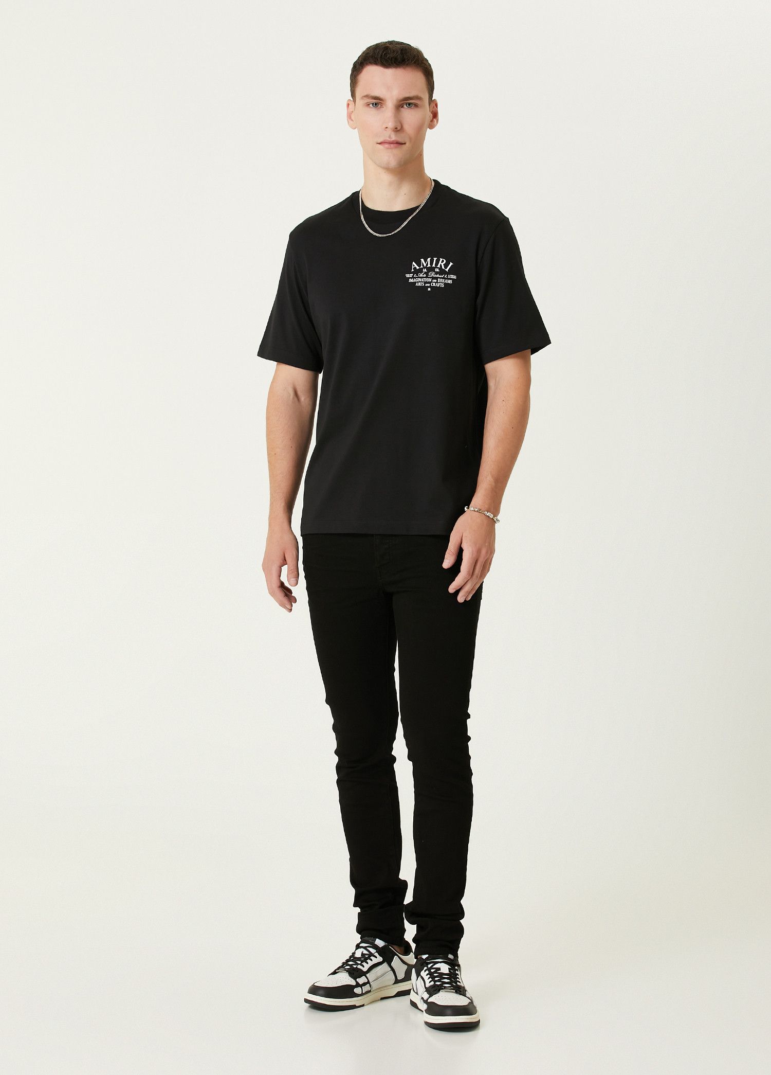 Amiri AMIRI black LA Arts District logo print t-shirt Medium Size US M / EU 48-50 / 2 - 2 Thumbnail