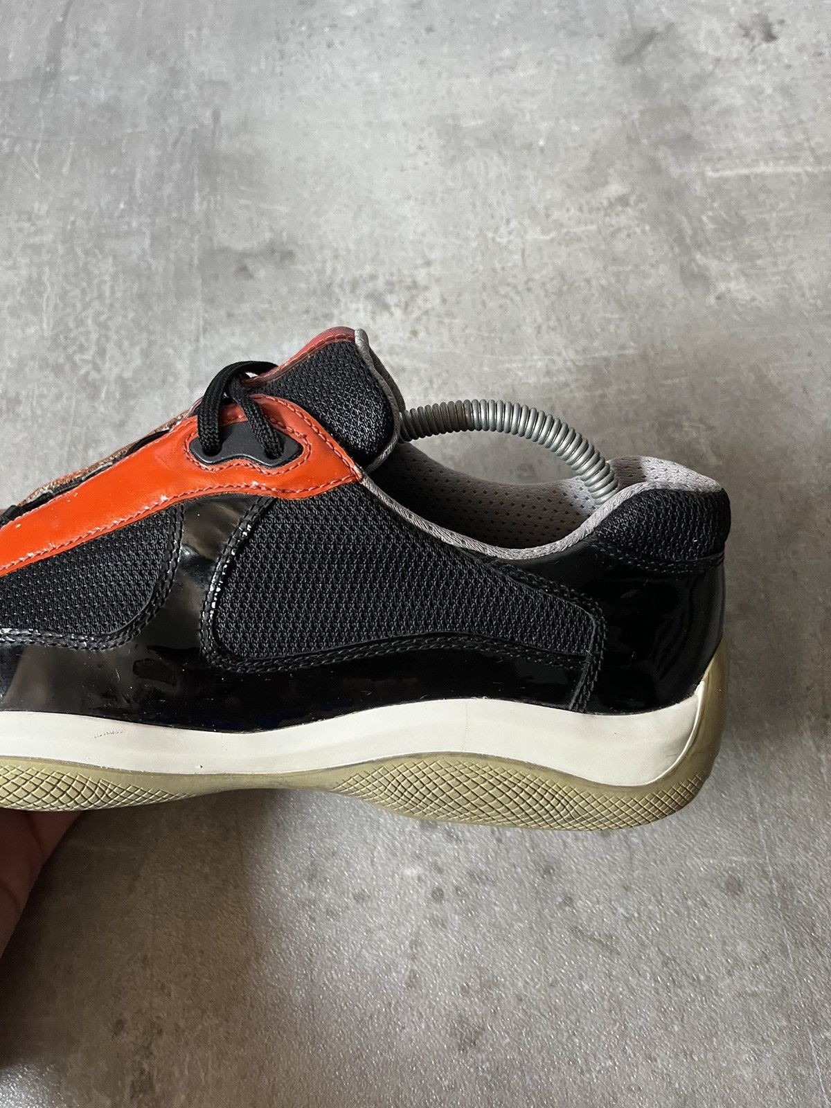 Prada Vintage Prada american cup low shoes orange navy Size US 9 / EU 42 - 12 Thumbnail