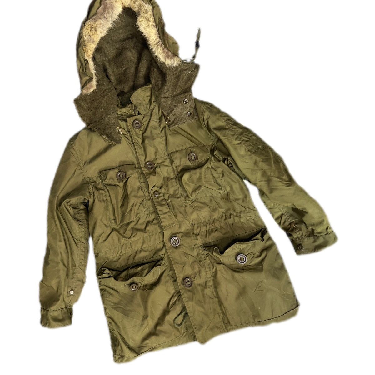 Vintage VINTAGE 60s CANADAIAN ARMY PARKA Size US S / EU 44-46 / 1 - 1 Thumbnail