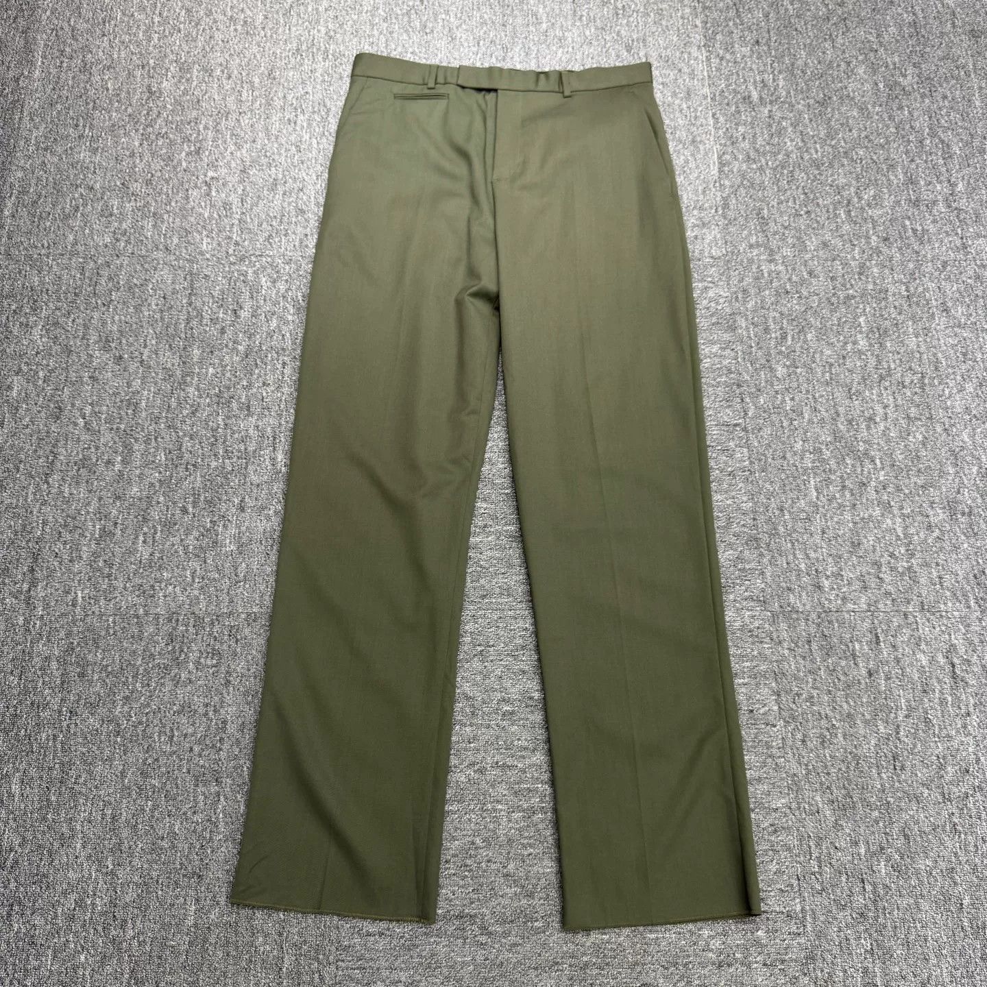 Dior Dior Olive Green Wool Casual Pants Size US 32 / EU 48 - 1 Thumbnail