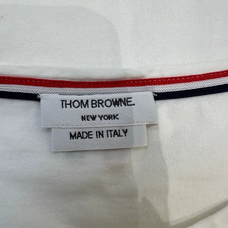 Thom Browne Thom Browne Color striped long sleeve T-shirt Size US M / EU 48-50 / 2 - 5 Thumbnail