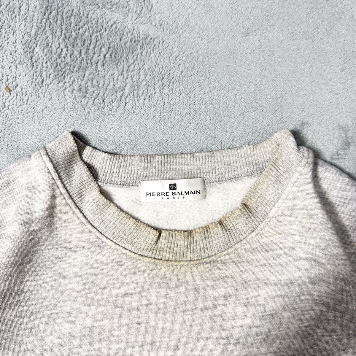 Pierre Balmain × Vintage Vintage 90s Pierre Balmain Paris Sweatshirt Size US L / EU 52-54 / 3 - 4 Thumbnail