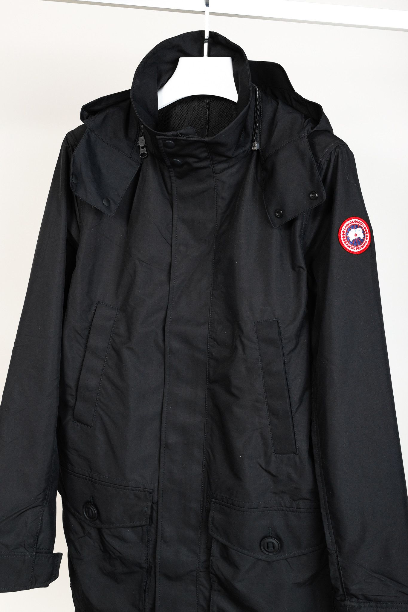 Canada Goose Canada Goose Crew Trench Black Zip Rain Jacket Size US M / EU 48-50 / 2 - 8 Thumbnail