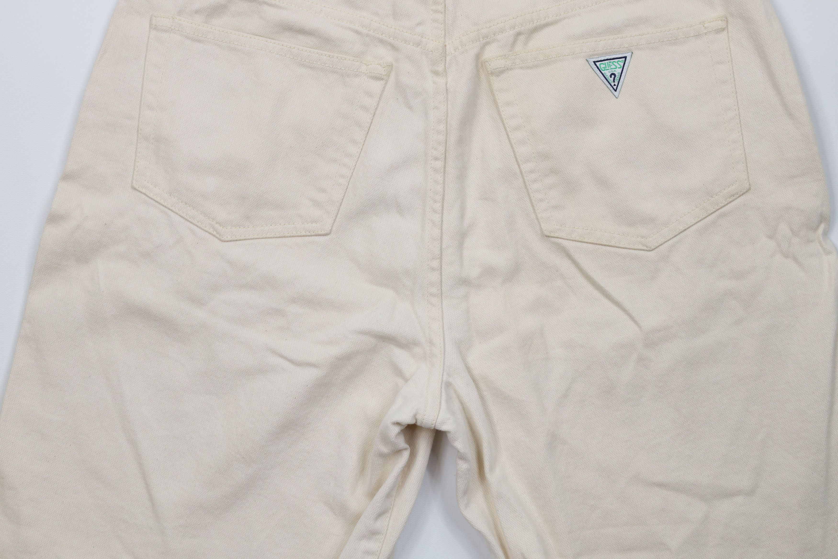 Guess × Vintage Vintage 90s Guess Spell Out Button Fly Denim Jean Shorts USA Size US 36 / EU 52 - 9 Thumbnail
