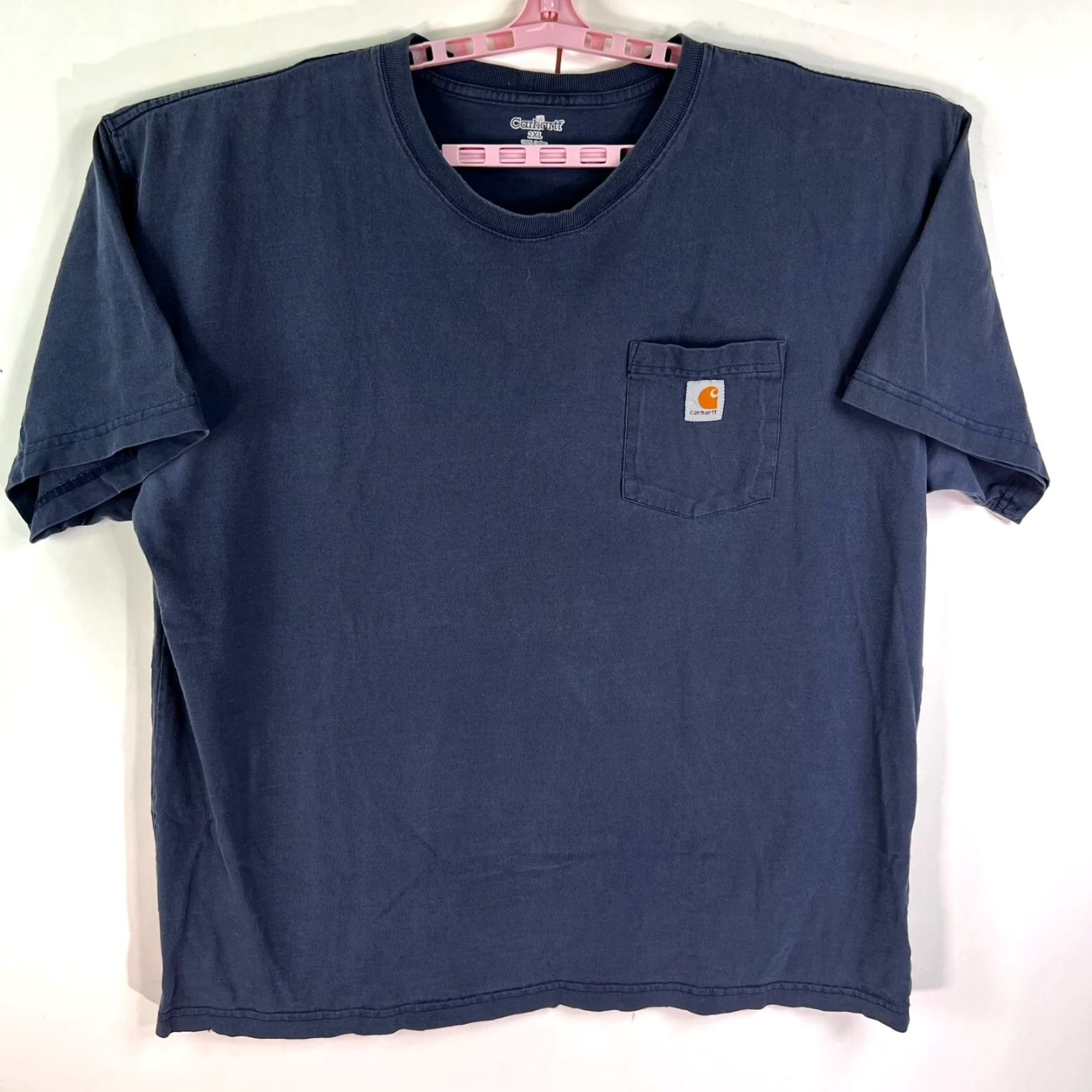 Carhartt Carhartt Original Fit K87 Pocket T Shirt Mens 2XL Blue Size US XXL / EU 58 / 5 - 4 Thumbnail