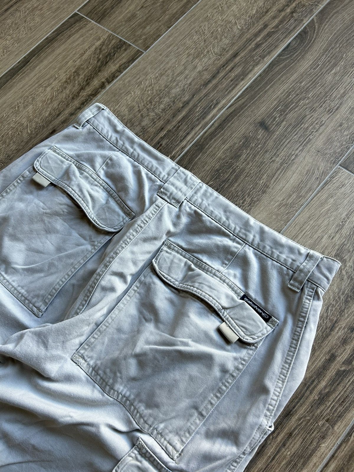 Quicksilver × Vintage Vintage Quicksilver mens baggy cargo pants rare y2k Size US 34 / EU 50 - 7 Thumbnail