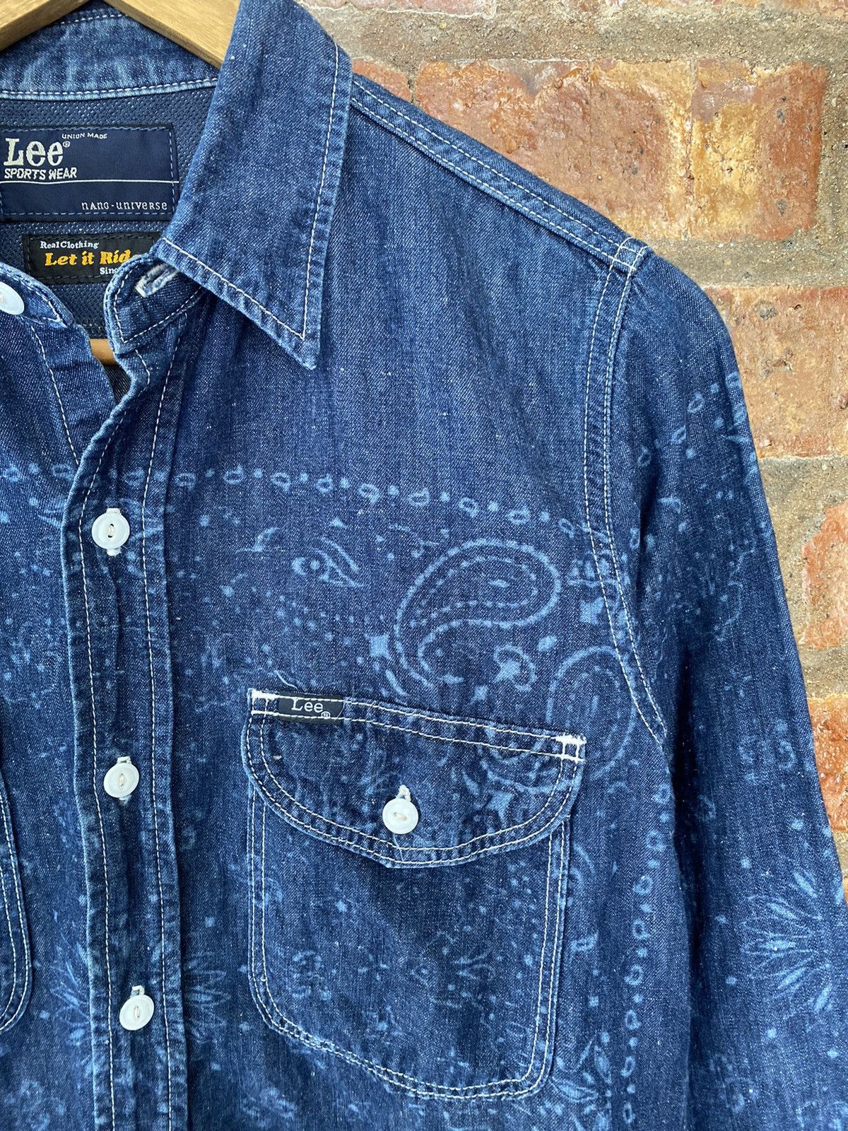 NANO universe × Number (N)ine Let is Ride X Lee X Nano Universe laser paisley print Size US S / EU 44-46 / 1 - 5 Thumbnail