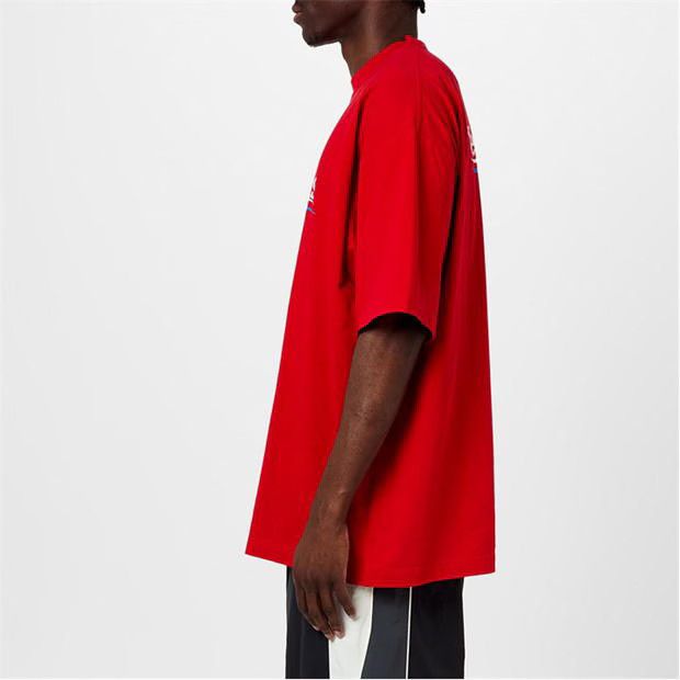 Vetements o1g2r1mq0824 Campaign Logo-T-Shirt in Red Size US M / EU 48-50 / 2 - 4 Thumbnail