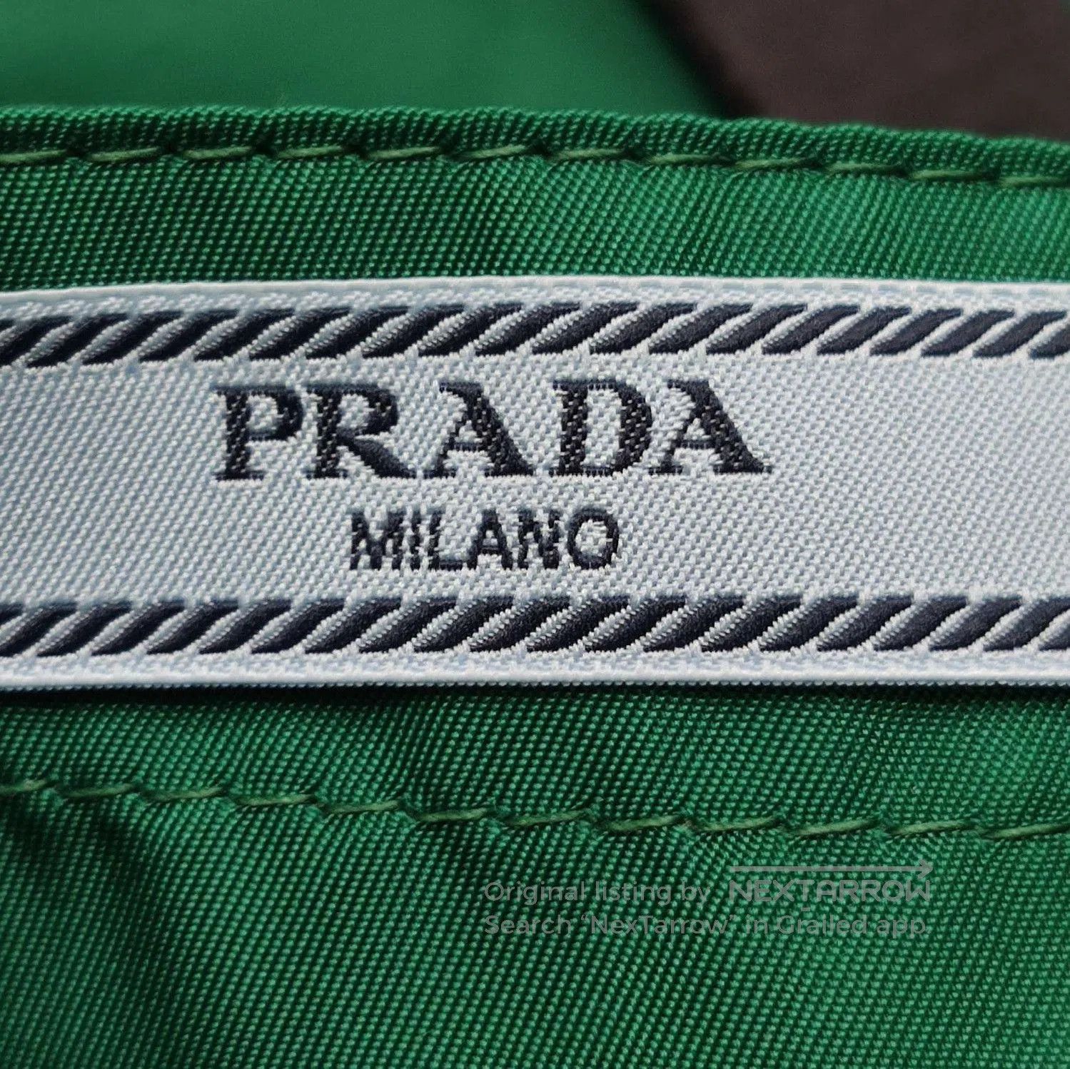 Prada Color-block Triangle Logo Dress .