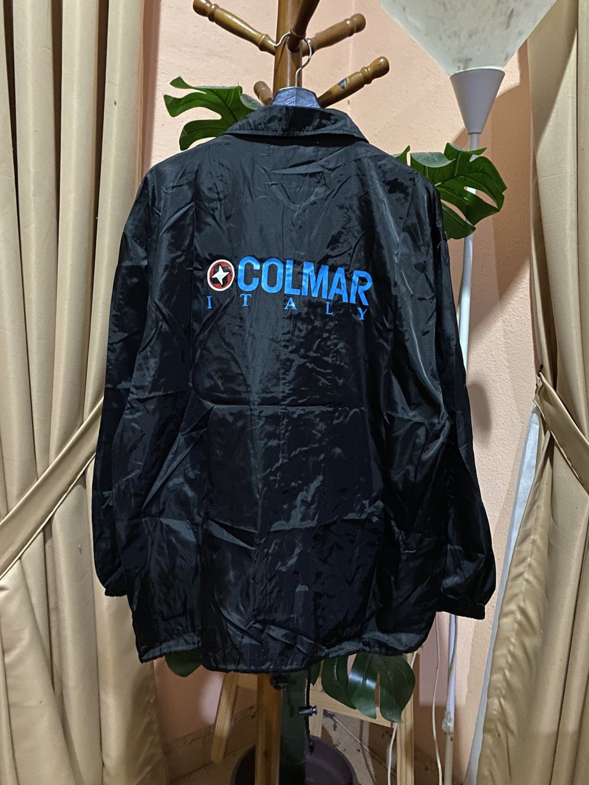 Colmar Vintage Colmar Italy Black Nylon Coach Jacket – Lightweight Size US M / EU 48-50 / 2 - 7 Thumbnail