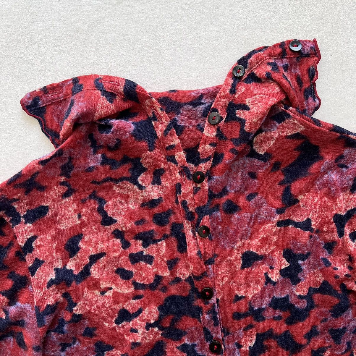 Y's × Yohji Yamamoto I Wish Y’s Bis Floral Pullover Shirt Size S / US 4 / IT 40 - 3 Thumbnail