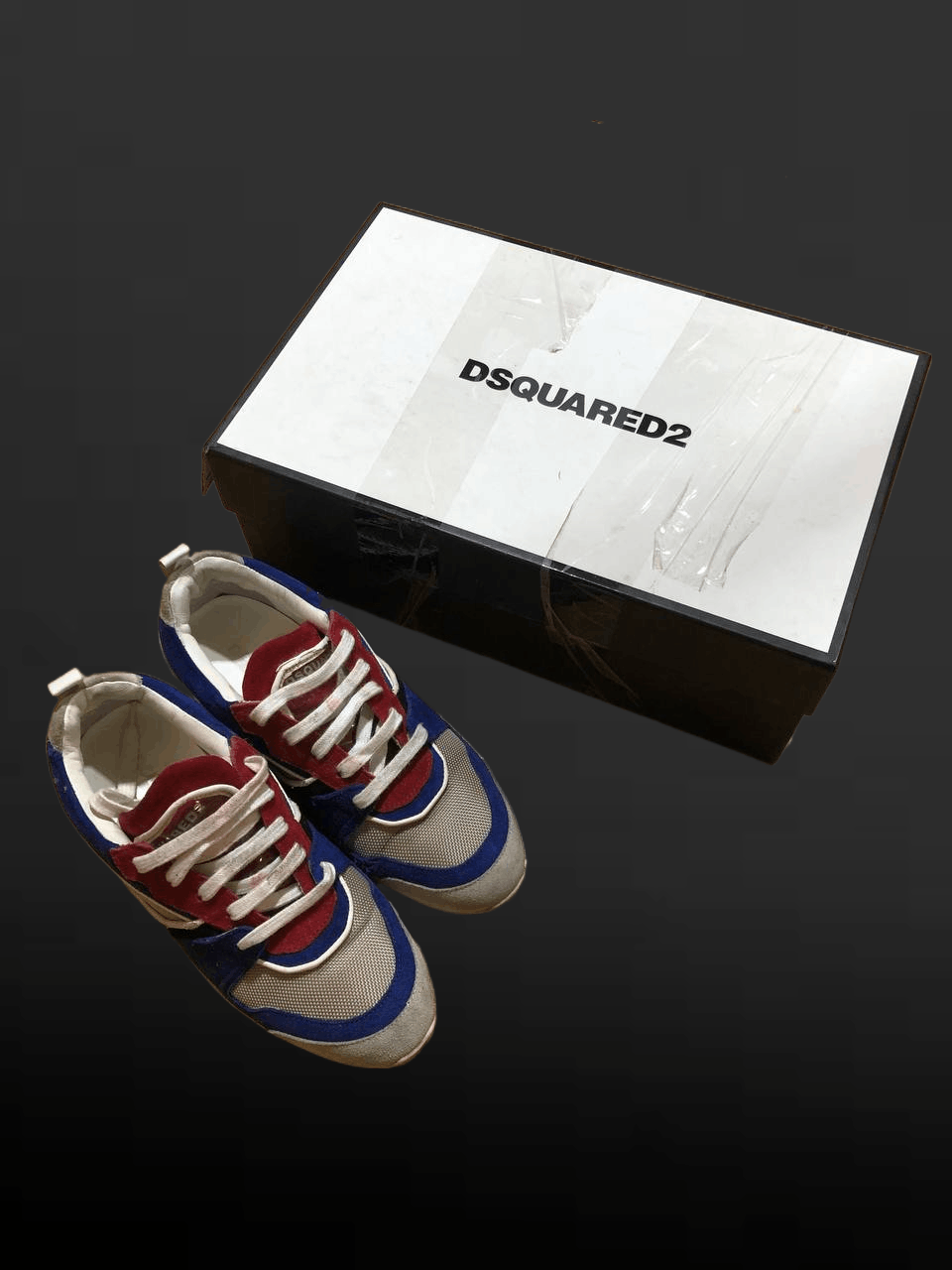 Dsquared2 Dsquared2 Multicolor Suede & Mesh Dean Sneakers Size US 6 / IT 36 - 1 Thumbnail