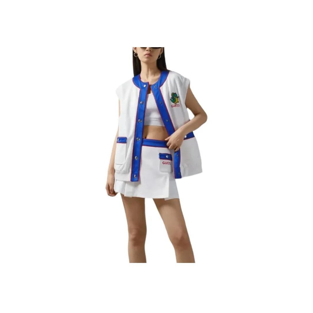 Gucci o1la5ras0526 Lunar New Year Technical Jersey Gilet Size XXS / US 00 / IT 34 - 6 Thumbnail
