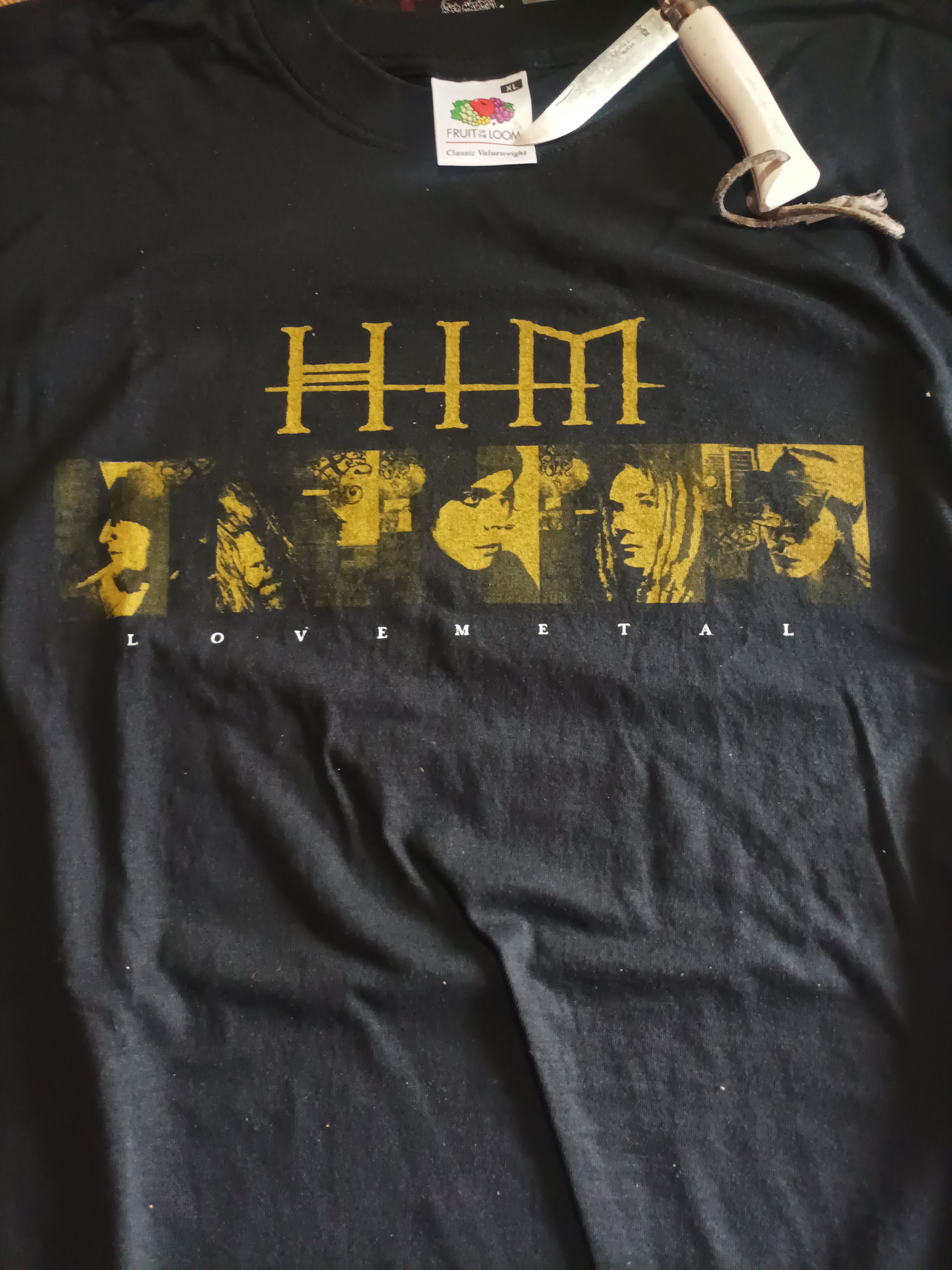 Band Tees × Vintage HIM.Lovemetal.tee Size US XL / EU 56 / 4 - 2 Thumbnail