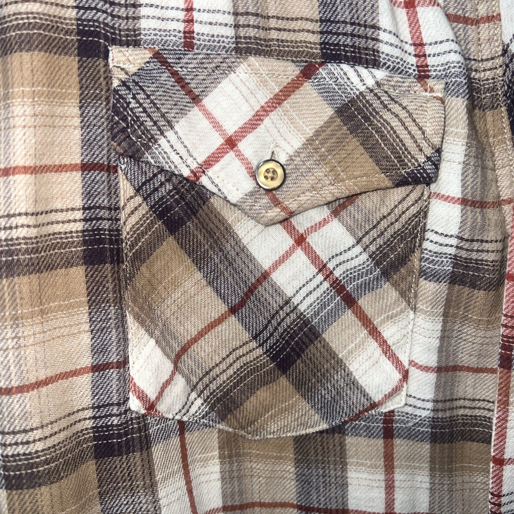 Mountain Khakis Mountain Khakis Beige Lightweight Flannel Mens Relaxed Fit Size XL Size US XL / EU 56 / 4 - 4 Thumbnail