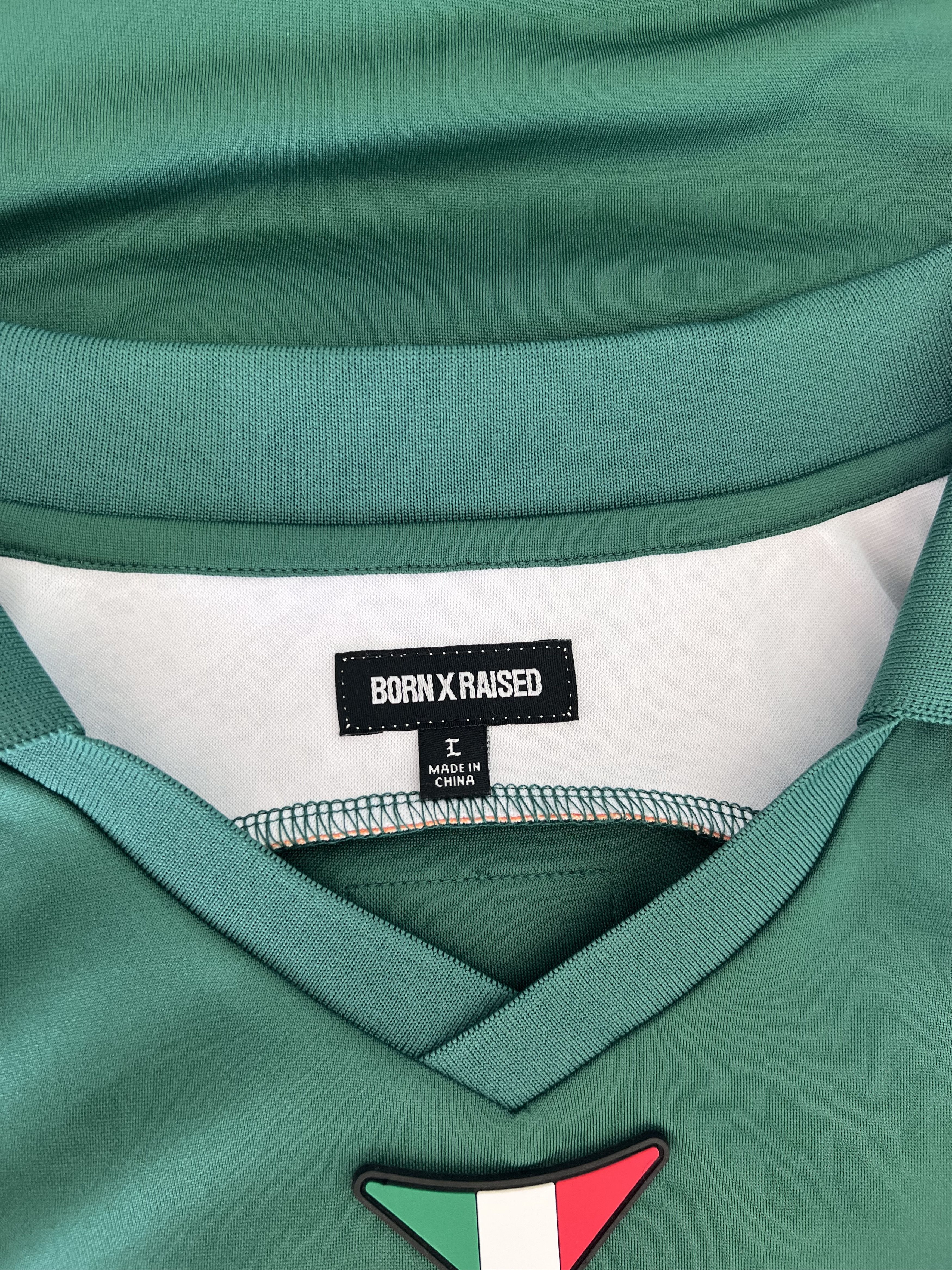 Born X Raised Born X Raised BXR Mexico Jersey in Emerald Green Size US L / EU 52-54 / 3 - 8 Thumbnail