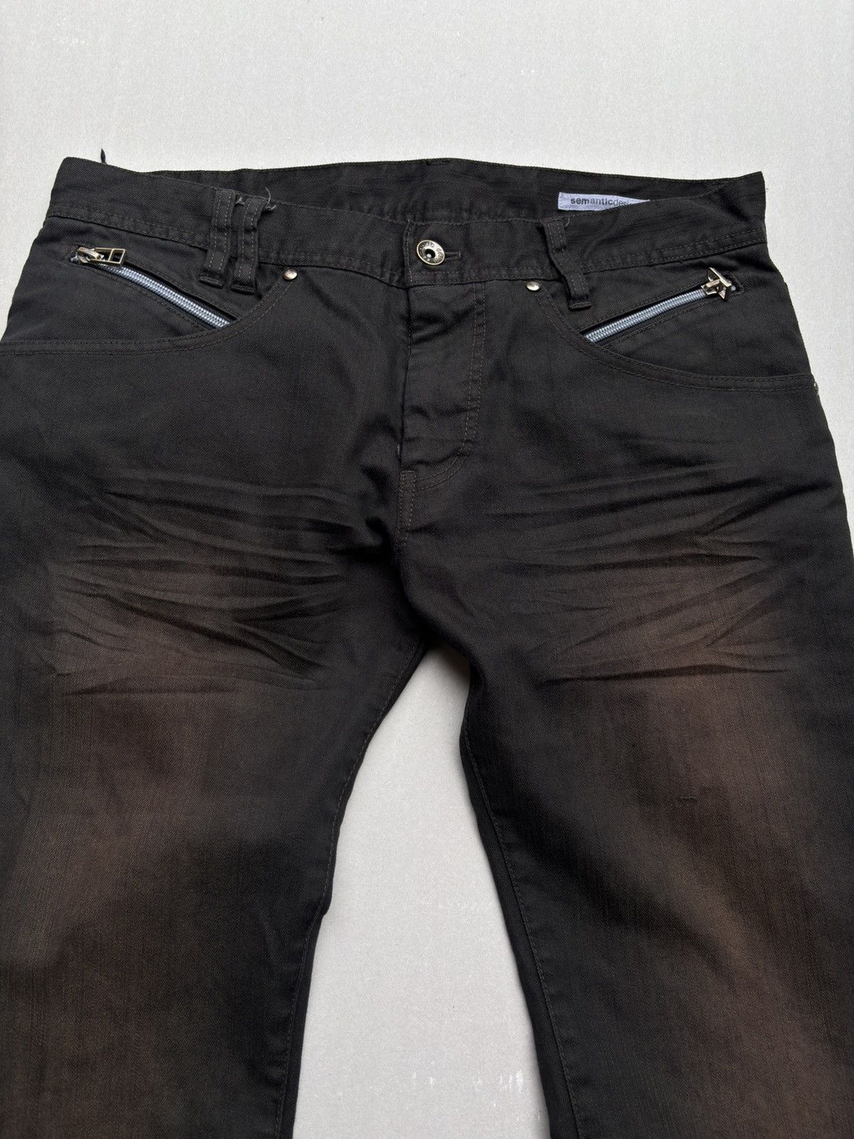 semanticdesign SEMANTIC DESIGN lace-up jeans Size US 29 - 2 Thumbnail