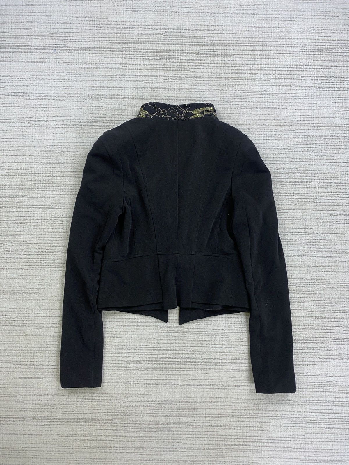 Stella McCartney × Vintage Vtg Stella Mccartney Rare Bolero Style Cropped Silk Blazer Size S / US 4 / IT 40 - 2 Thumbnail