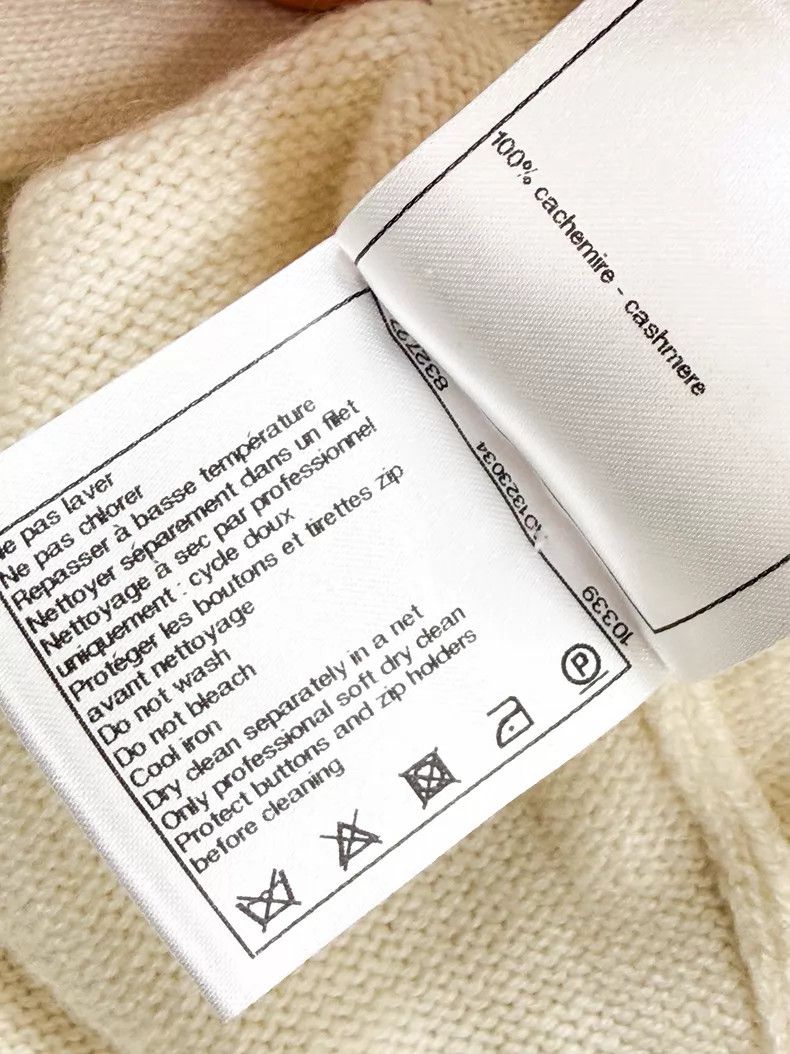 Chanel Chanel Fake two-piece long-sleeved cashmere knitted sweate Size S / US 4 / IT 40 - 8 Thumbnail