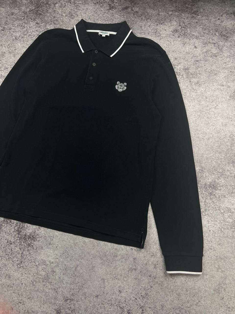 Kenzo Kenzo Paris Long Sleeve Polo T-Shirt Tiger Logo Tee Size US L / EU 52-54 / 3 - 3 Thumbnail