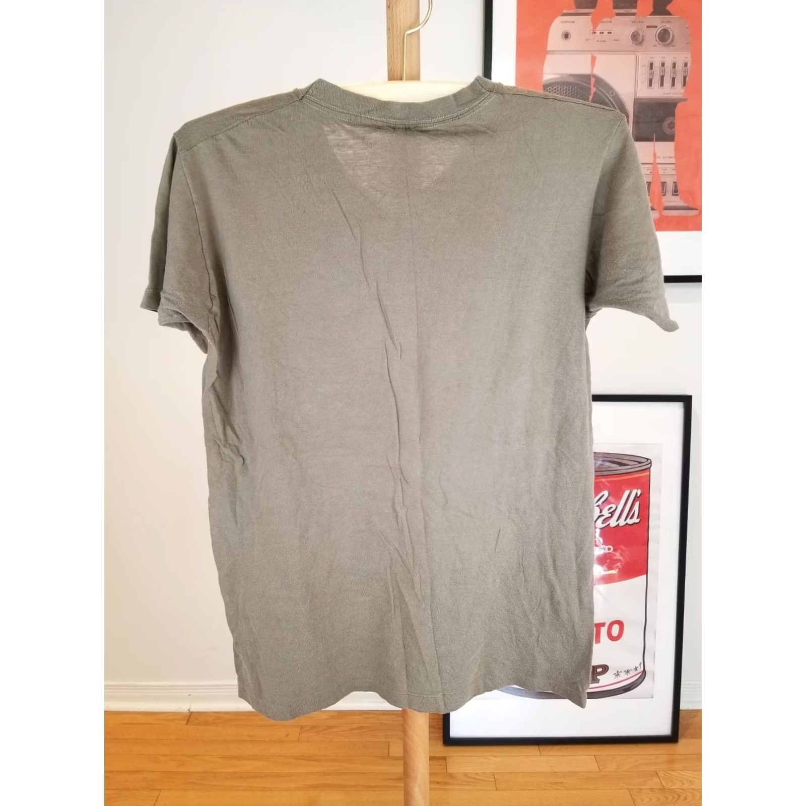 Vintage VINTAGE US ARMY BROWN SINGLE STITCH UNDERWEAR T-SHIRT SZ M (MEDIUM) Mens Brown T-Shirt Size US M / EU 48-50 / 2 - 6 Thumbnail