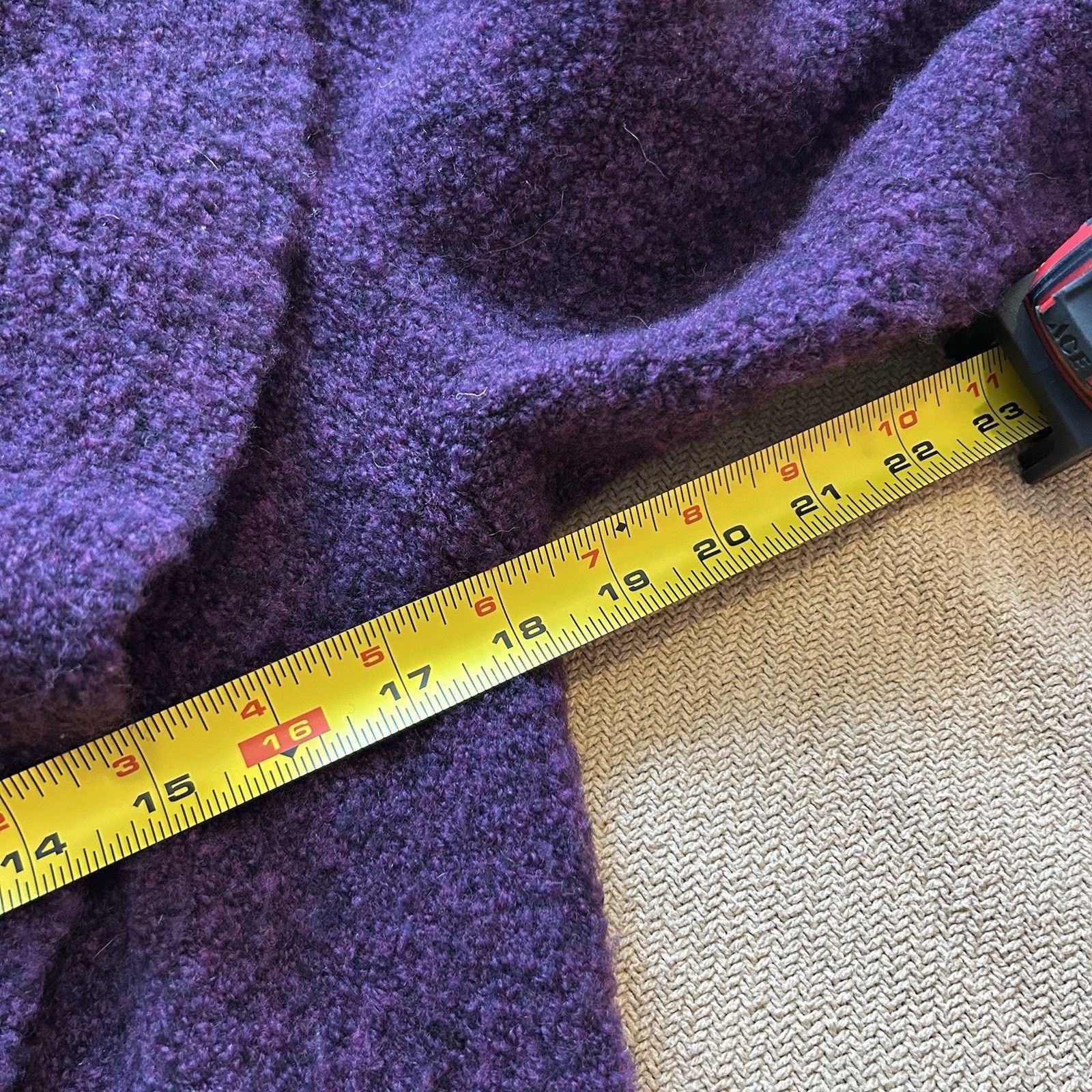 Other Lafayette 148 Purple Wool Duster Cardigan Sweater Jacket Size L / US 10 / IT 46 - 5 Thumbnail