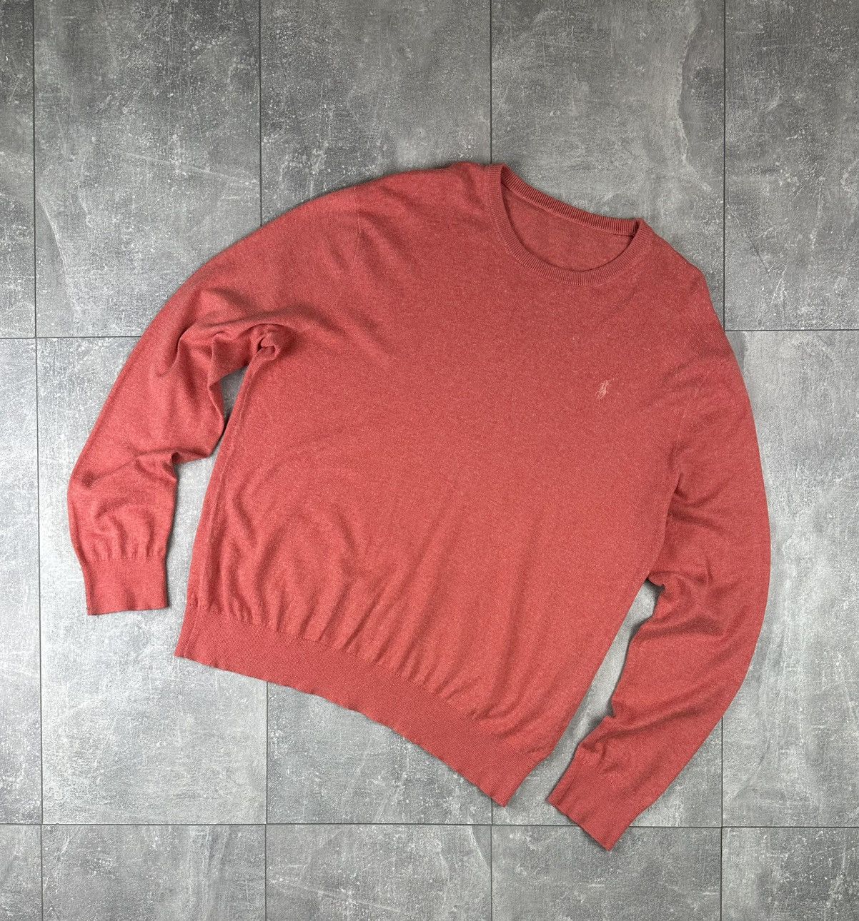 Polo Ralph Lauren Polo Ralph Lauren Mens Crew Neck Small Logo Sweater Size US XL / EU 56 / 4 - 1 Thumbnail