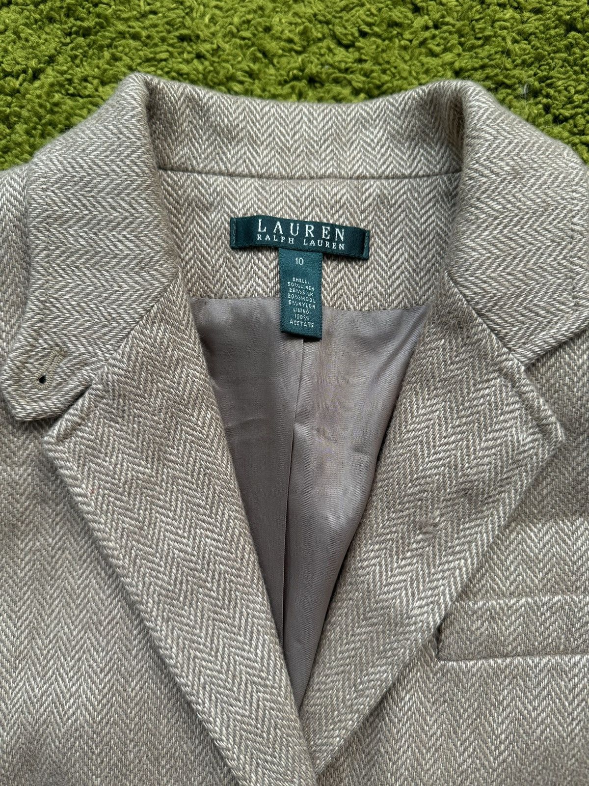 Lauren Ralph Lauren × Ralph Lauren × Vintage Lauren Ralph Lauren tweed blazer Size L / US 10 / IT 46 - 3 Thumbnail