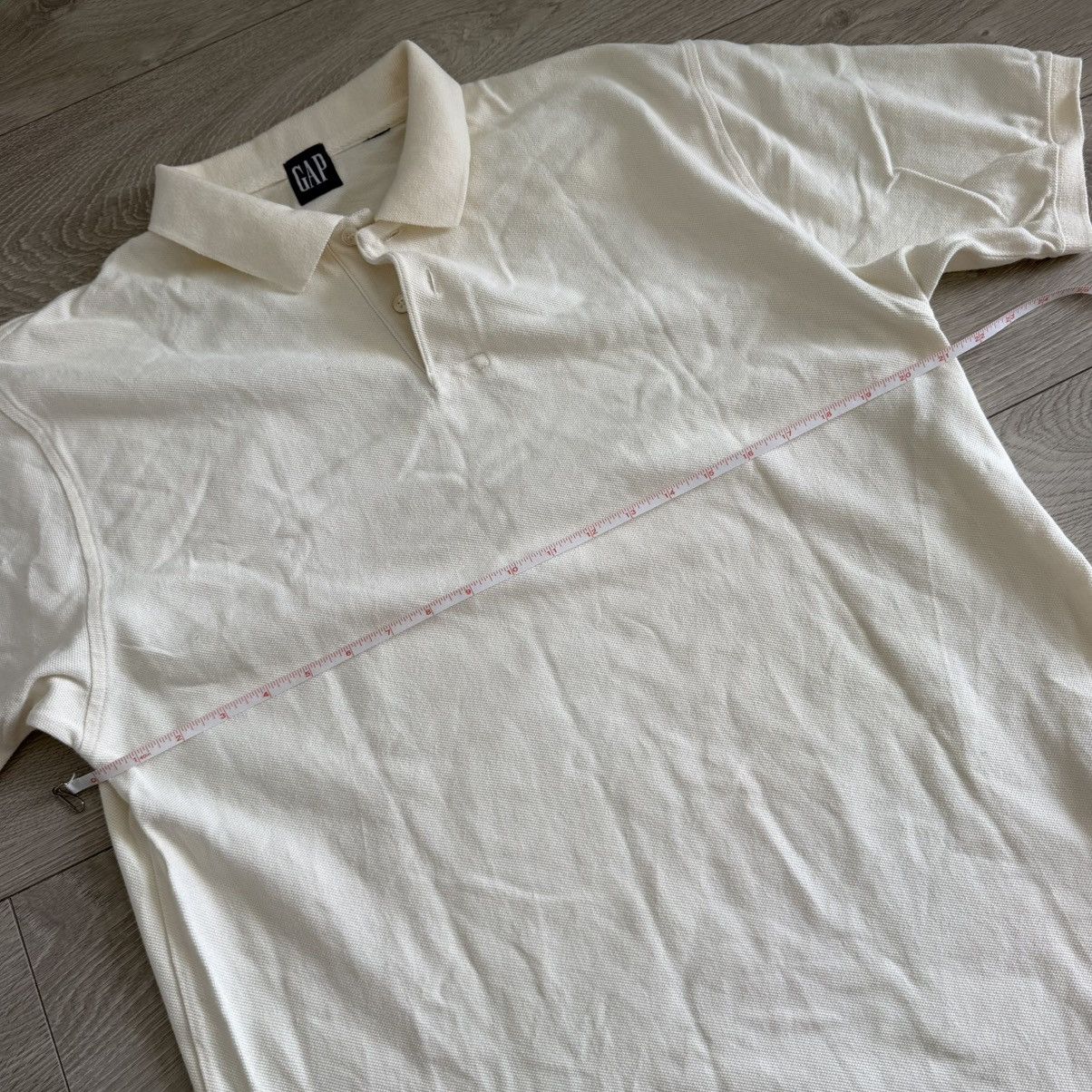 Gap VINTAGE Gap Light Yellow Polo Shirt M Mens 90s Short Sleeve Size US M / EU 48-50 / 2 - 3 Thumbnail