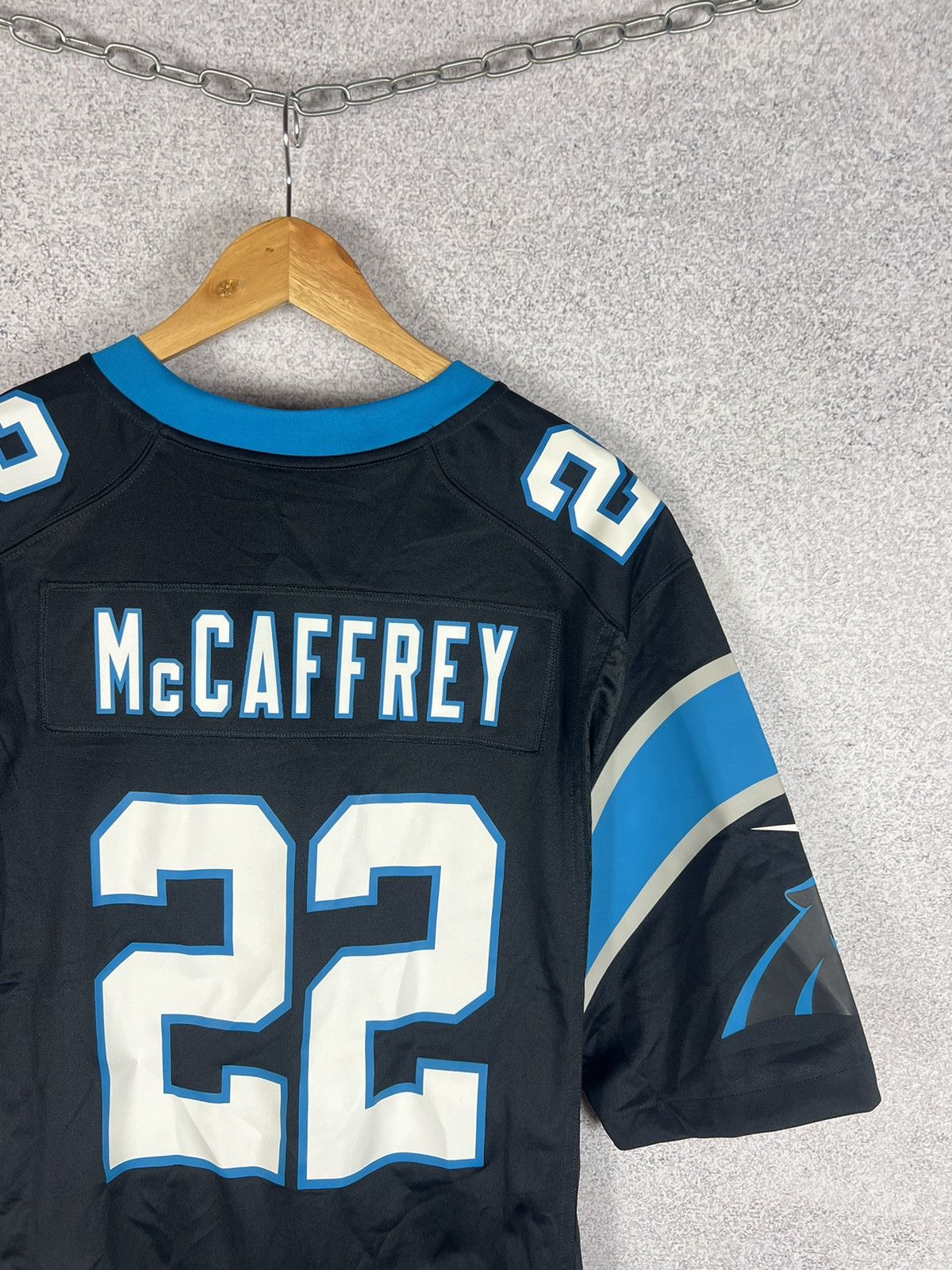NFL Nike McCAFFREY #22 Carolina Panthers Football Jersey SHIRT Size US XL / EU 56 / 4 - 4 Thumbnail