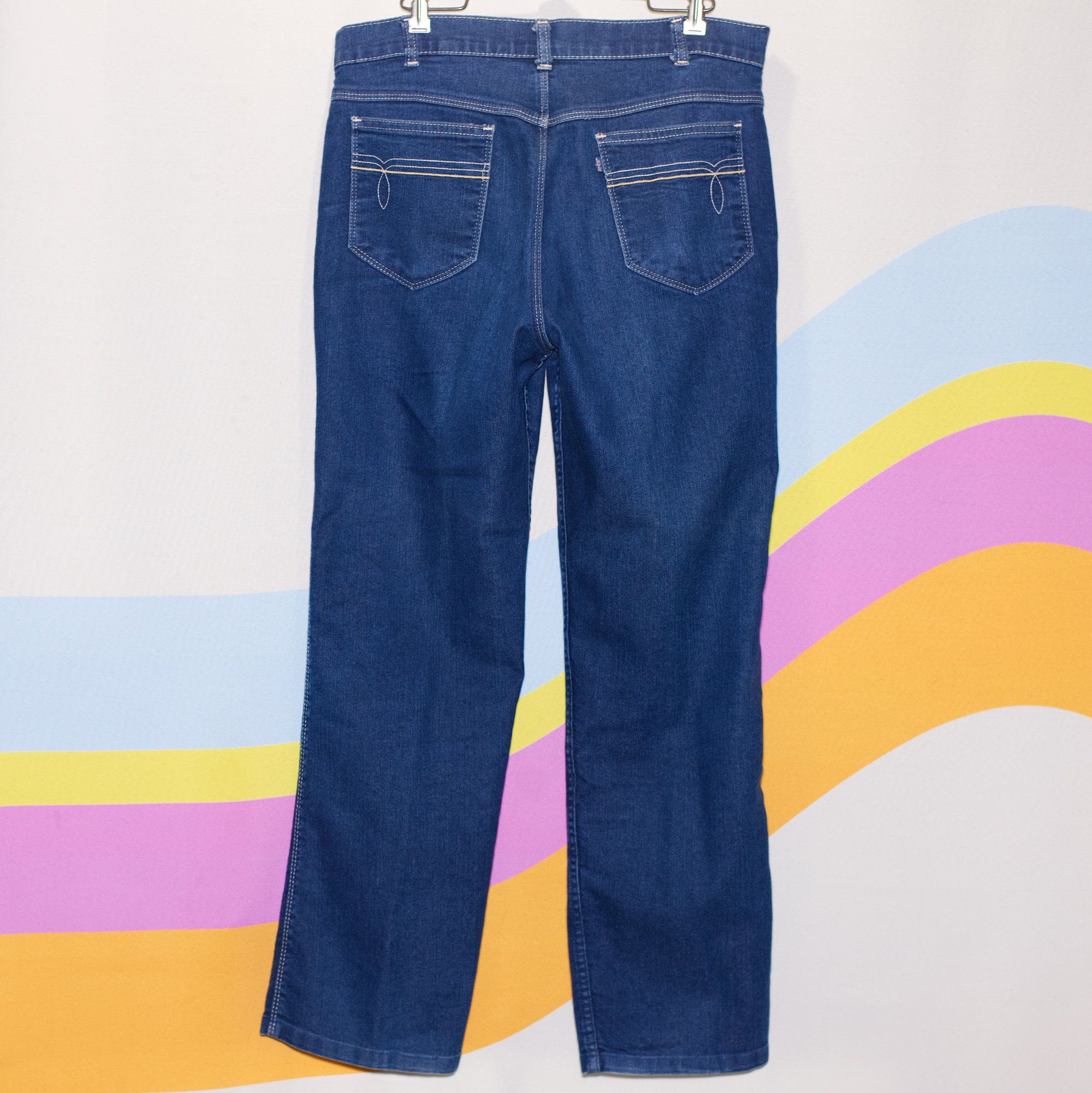 Levi's Vintage 1980s Levi's Movin' On Jeans | 34 Medium/Large Size US 34 / EU 50 - 2 Thumbnail