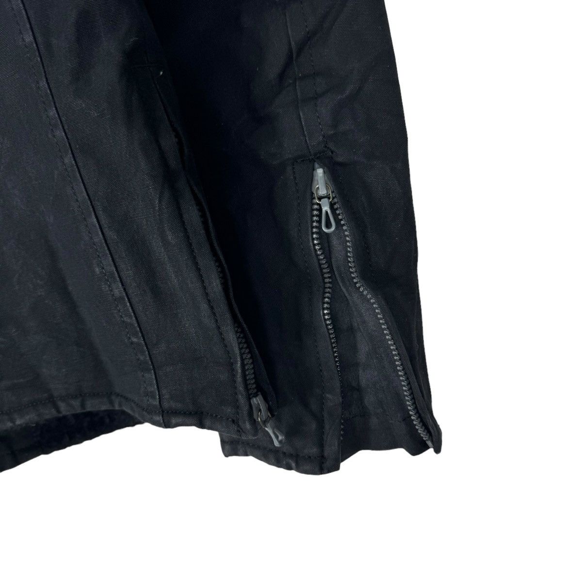 Kazuyuki Kumagai Attachment 🔥ATTACHMENT BLACK WAX BIKERS ZIPPER JACKET Size US S / EU 44-46 / 1 - 9 Thumbnail