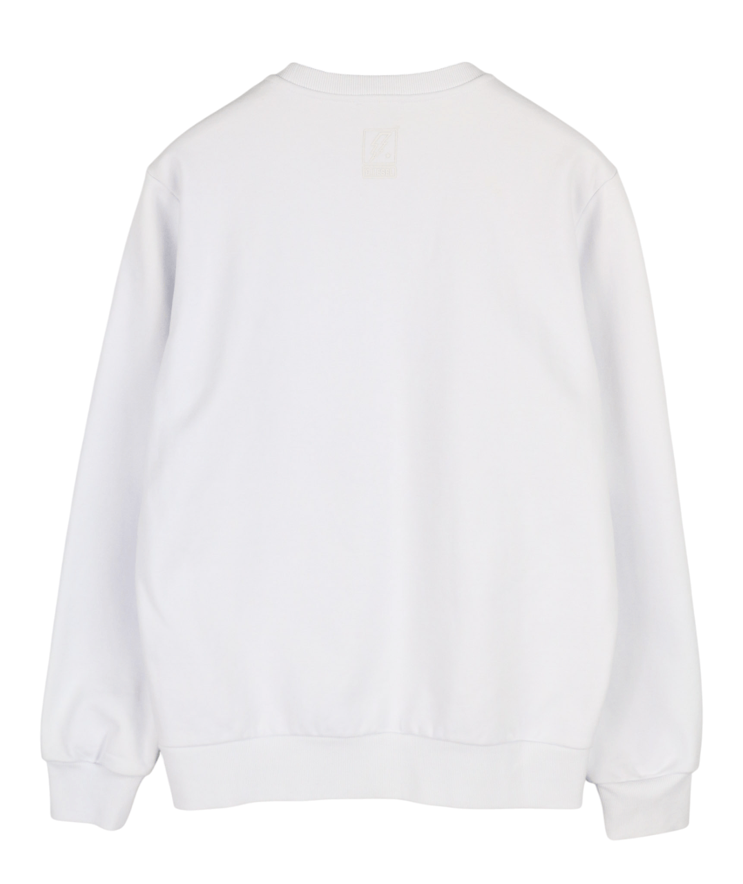 Diesel S-GIRDUK L White Patch Pocket Crew Neck Sweatshirt 40354 Size US L / EU 52-54 / 3 - 2 Thumbnail