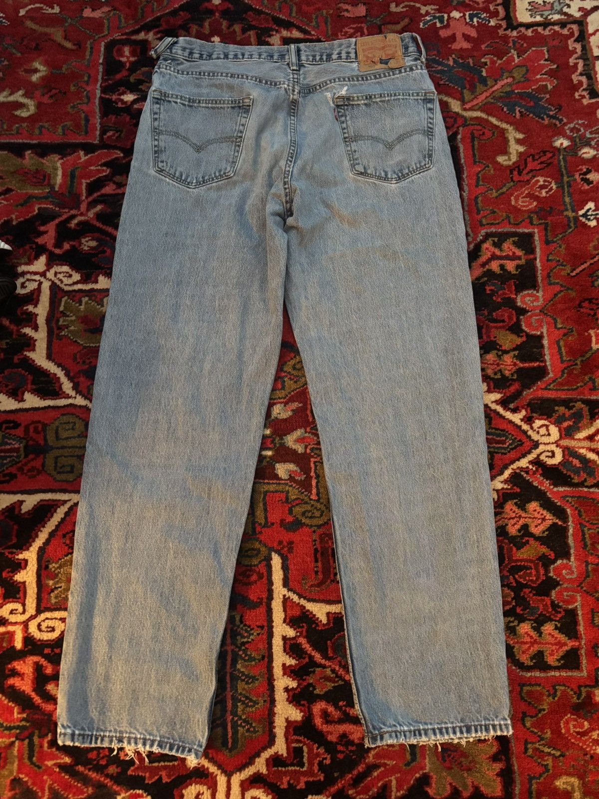 Levi's × Vintage Light Blue Washed Jeans Size US 34 / EU 50 - 4 Thumbnail