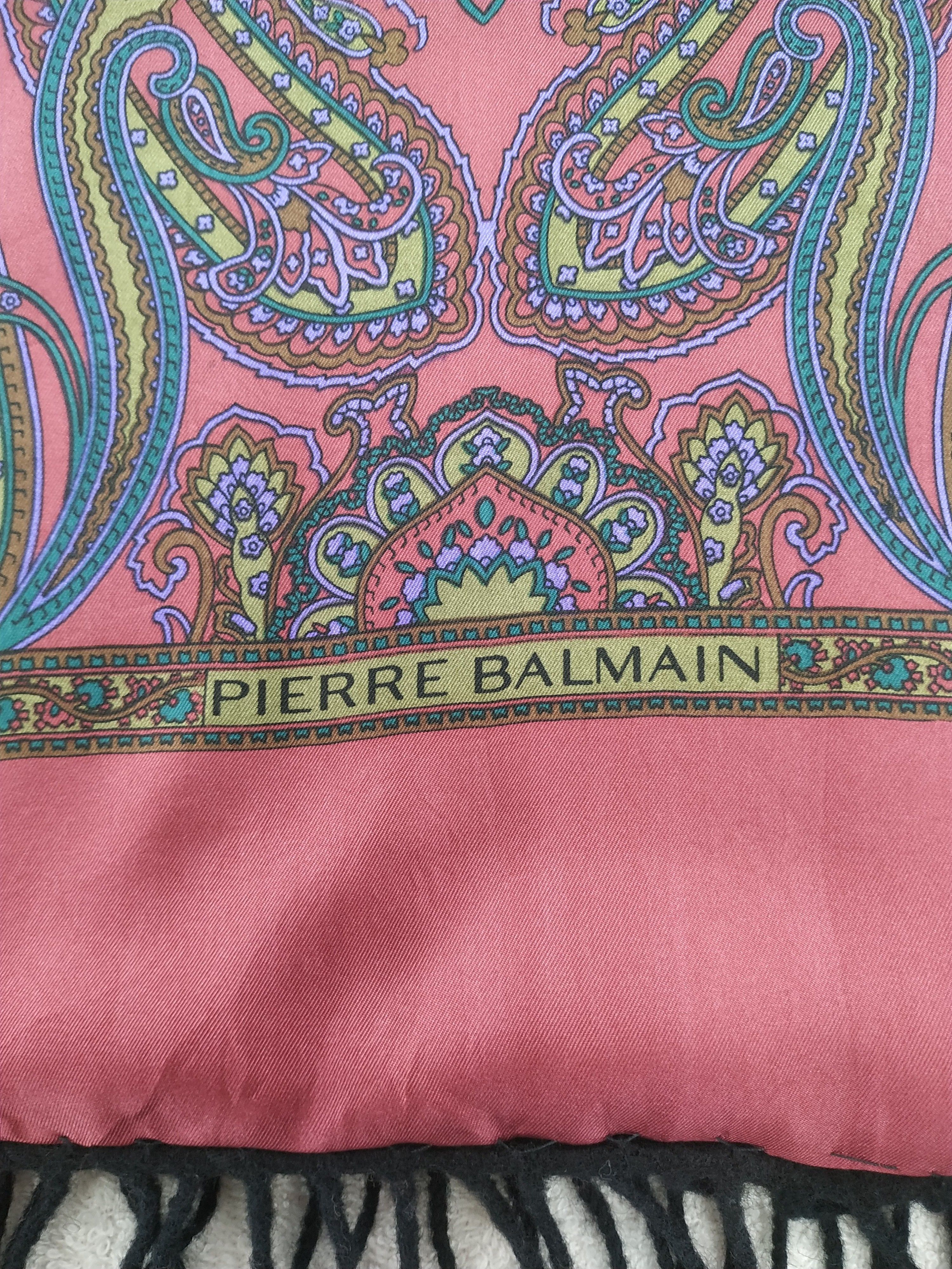 Vintage Pierre Balmain Scarf / Muffler / Neckwear - WW922 Size ONE SIZE - 2 Thumbnail