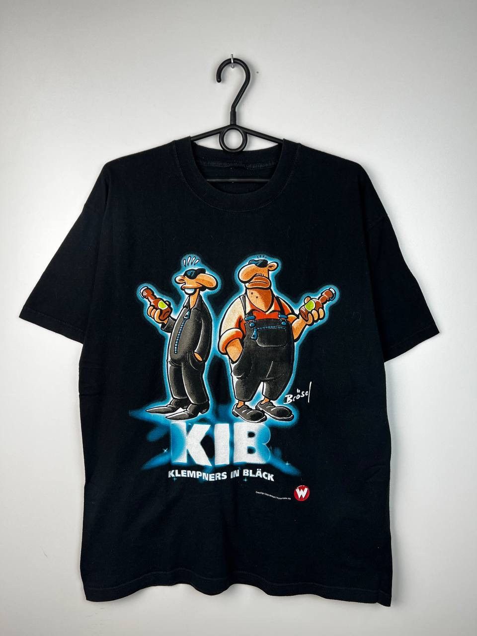 Vintage Klempners In Black 2000 KIB Brosel movie t-shirts size XL Size US XL / EU 56 / 4 - 1 Thumbnail