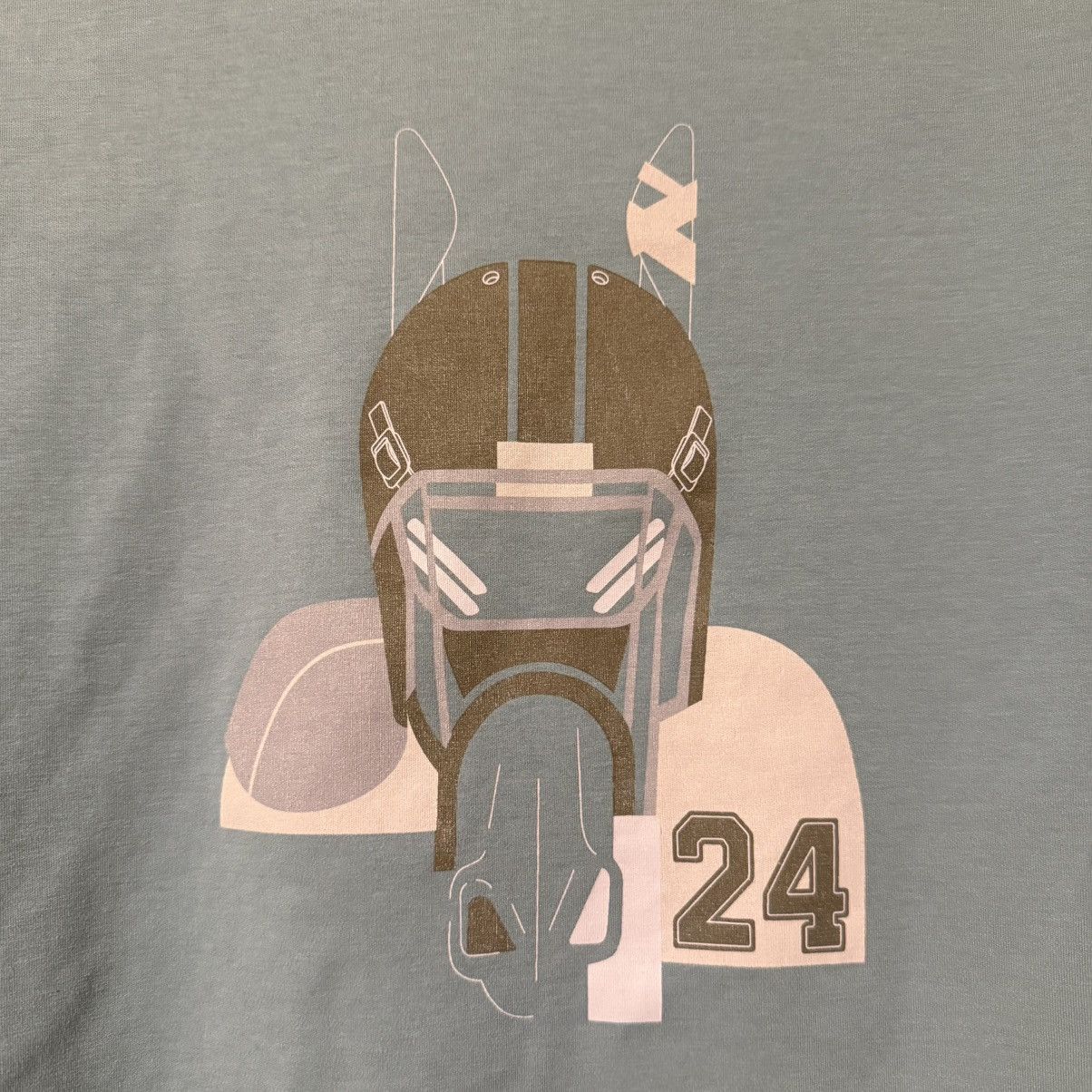 Hermes Hermès Men’s "Quarterb'H" Sky Blue Crewneck T-shirt Small Size US S / EU 44-46 / 1 - 2 Thumbnail