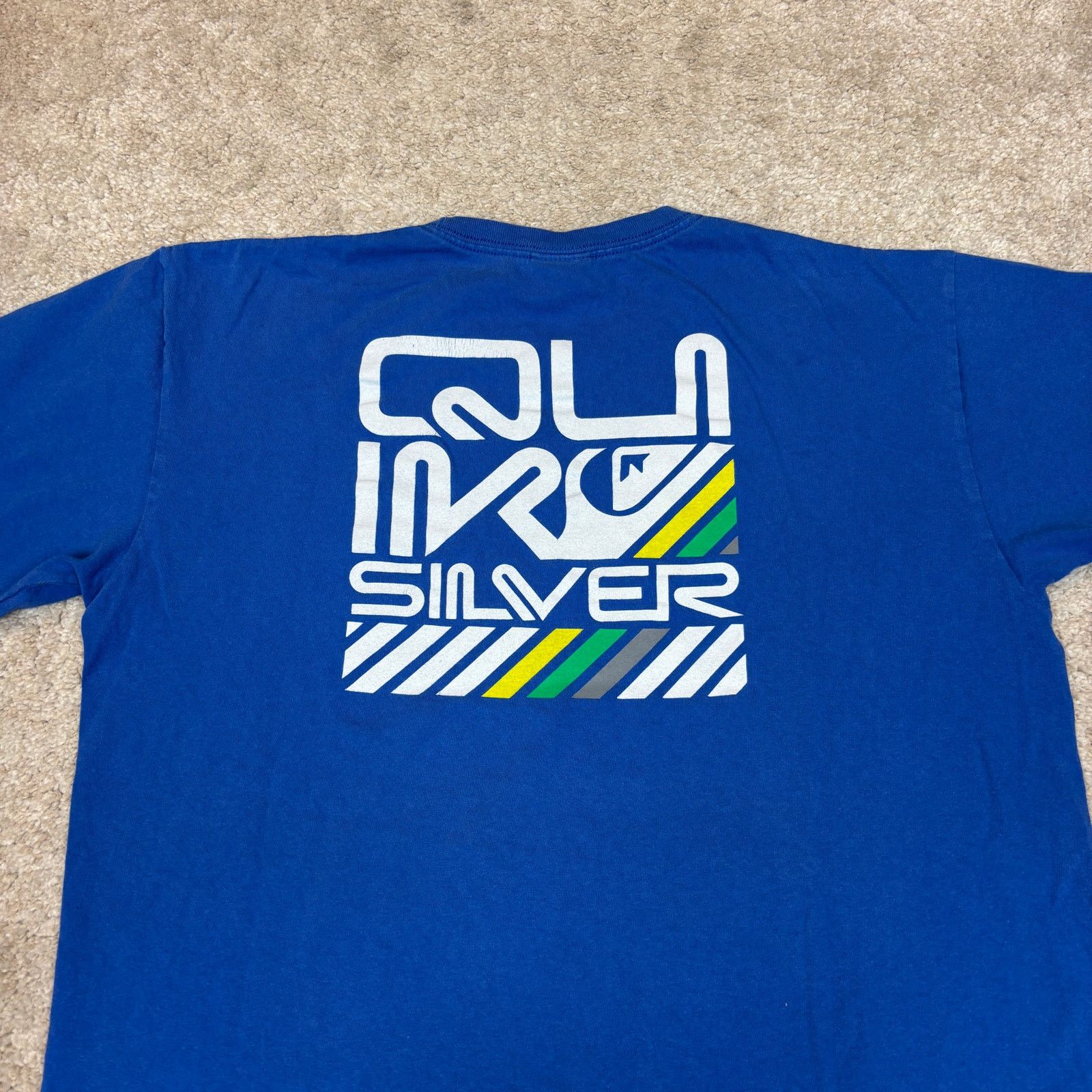 Quiksilver × Vintage Vintage Y2K Quiksilver Retro Logo Shirt Men's L Skater Surf Size US L / EU 52-54 / 3 - 2 Thumbnail