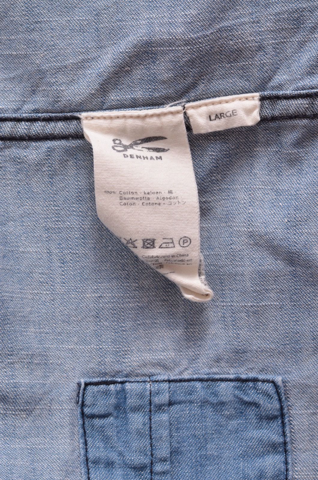 DENHAM Denham Denim Overshirt Work Baker Jakcet Size US L / EU 52-54 / 3 - 5 Thumbnail