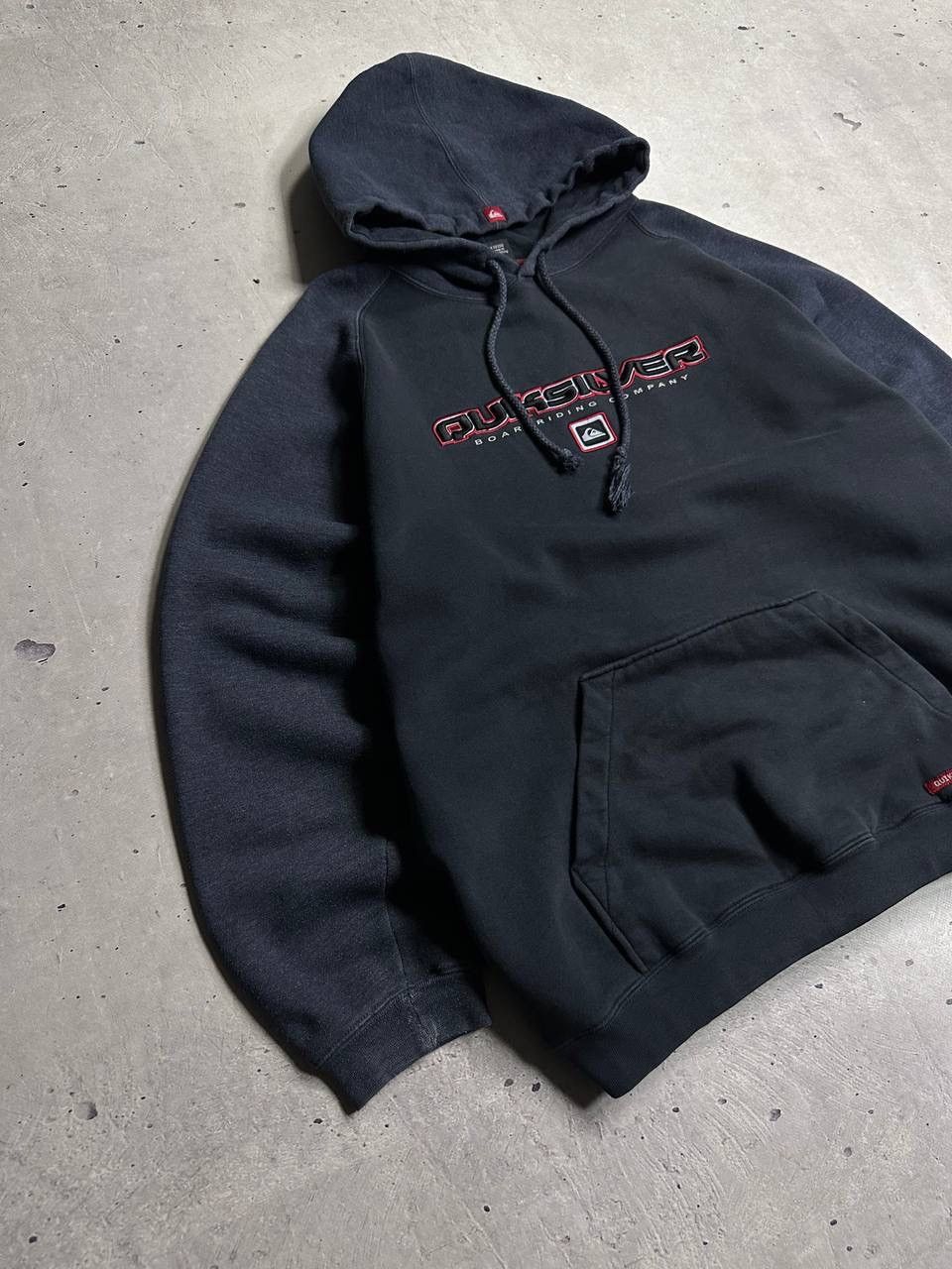 Quiksilver Vintage Quiksilver Hoodie Boardriding Company Black Surf L Size US L / EU 52-54 / 3 - 2 Thumbnail