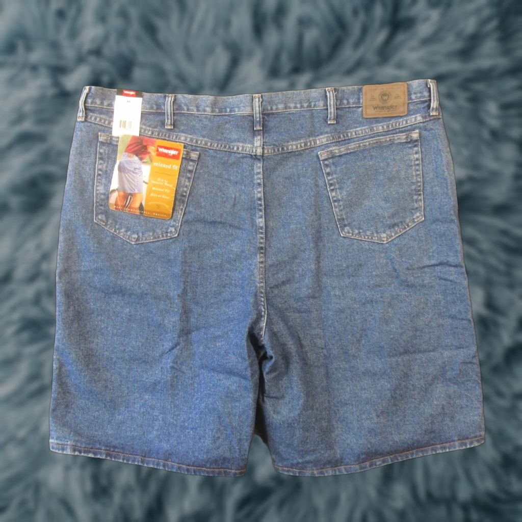 Wrangler VINTAGE Wrangler Jeans Shorts Mens 38 Five Star Premium Bermuda 5-Pocket Denim NEW NWT Blue 90s Style Relaxed Size US 32 / EU 48 - 1 Thumbnail