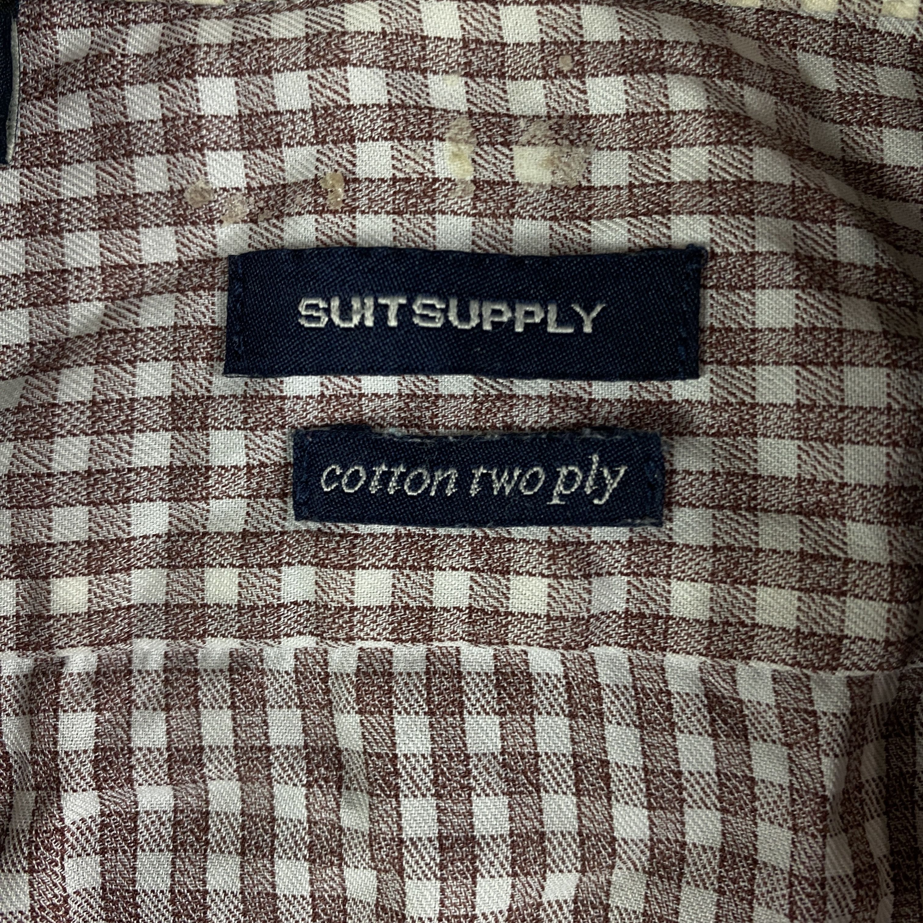 Suitsupply Mens Long Sleeve Shirt Suitsupply Size M Cotton Size US M / EU 48-50 / 2 - 4 Thumbnail