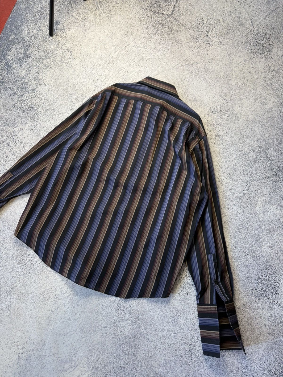 Vintage Yves Saint Laurent Classic Wedding Shirt with Cufflinks Size US XL / EU 56 / 4 - 25 Thumbnail